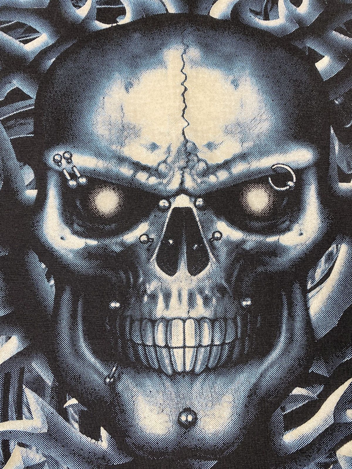 Vintage Vintage Rock y2k Skull Tatty Ed Hardy Style Faded Tee Size US L / EU 52-54 / 3 - 14 Thumbnail