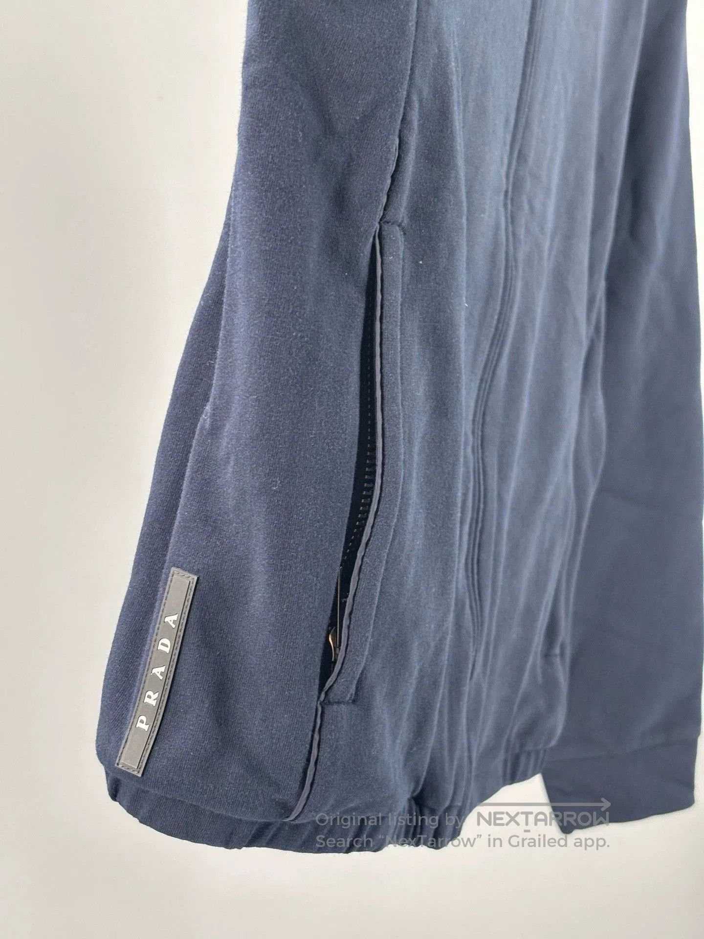 Prada prada men's blue hooded zip-up sweatshirt. Size US XS / EU 42 / 0 - 3 Thumbnail