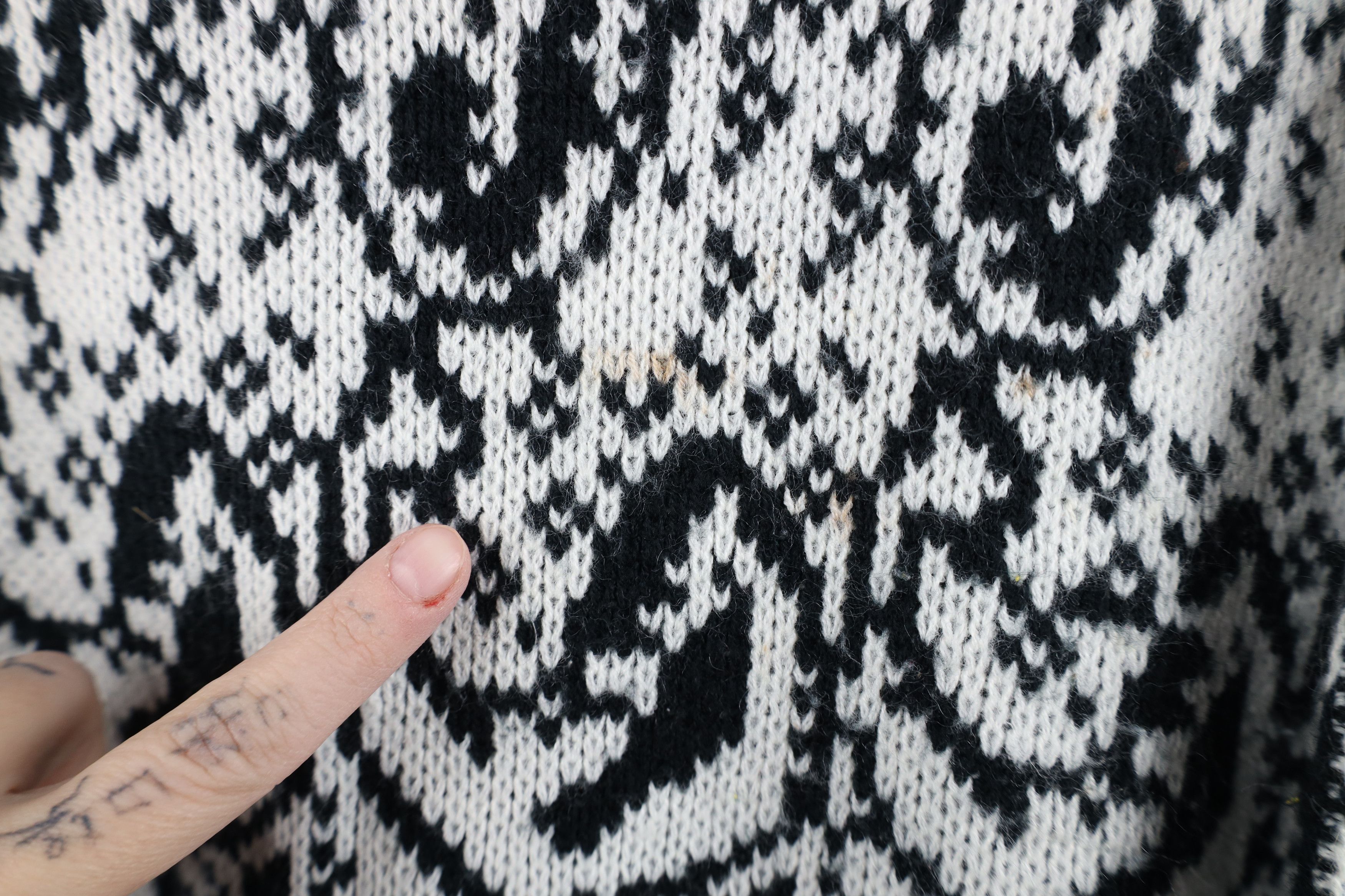 Vintage Vintage 90s Streetwear Paisley All Over Print Knit Sweater Size M / US 6-8 / IT 42-44 - 4 Thumbnail