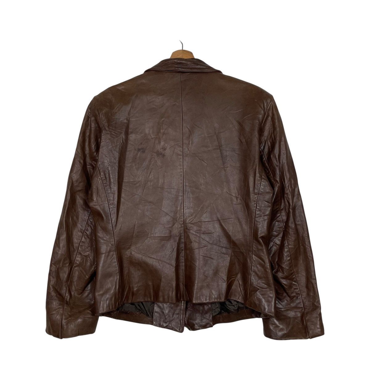 Other Blu Fox Roma Leather Jacket Size L / US 10 / IT 46 - 7 Thumbnail