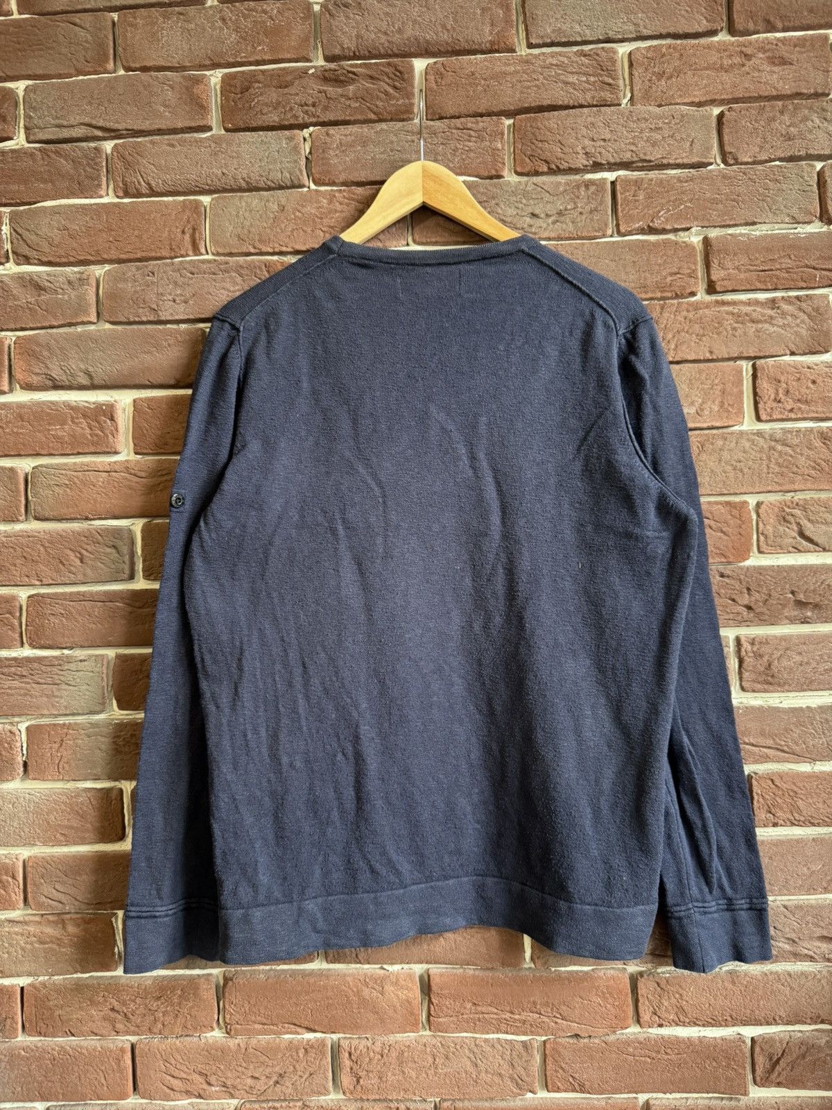 Stone Island Stone Island Light Sweater Knit Rare Hype Blue Casual Italy Size US M / EU 48-50 / 2 - 2 Thumbnail