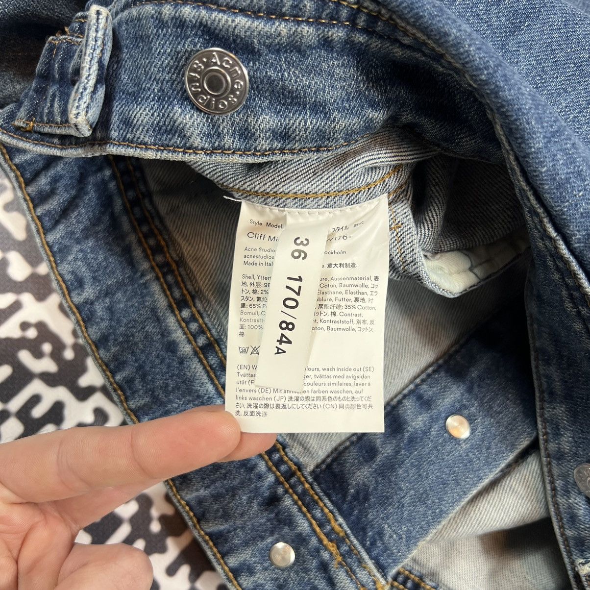 Acne Studios Vintage Y2K Acne Studios Luxury Denim Jacket Casual Style Size S / US 4 / IT 40 - 15 Thumbnail