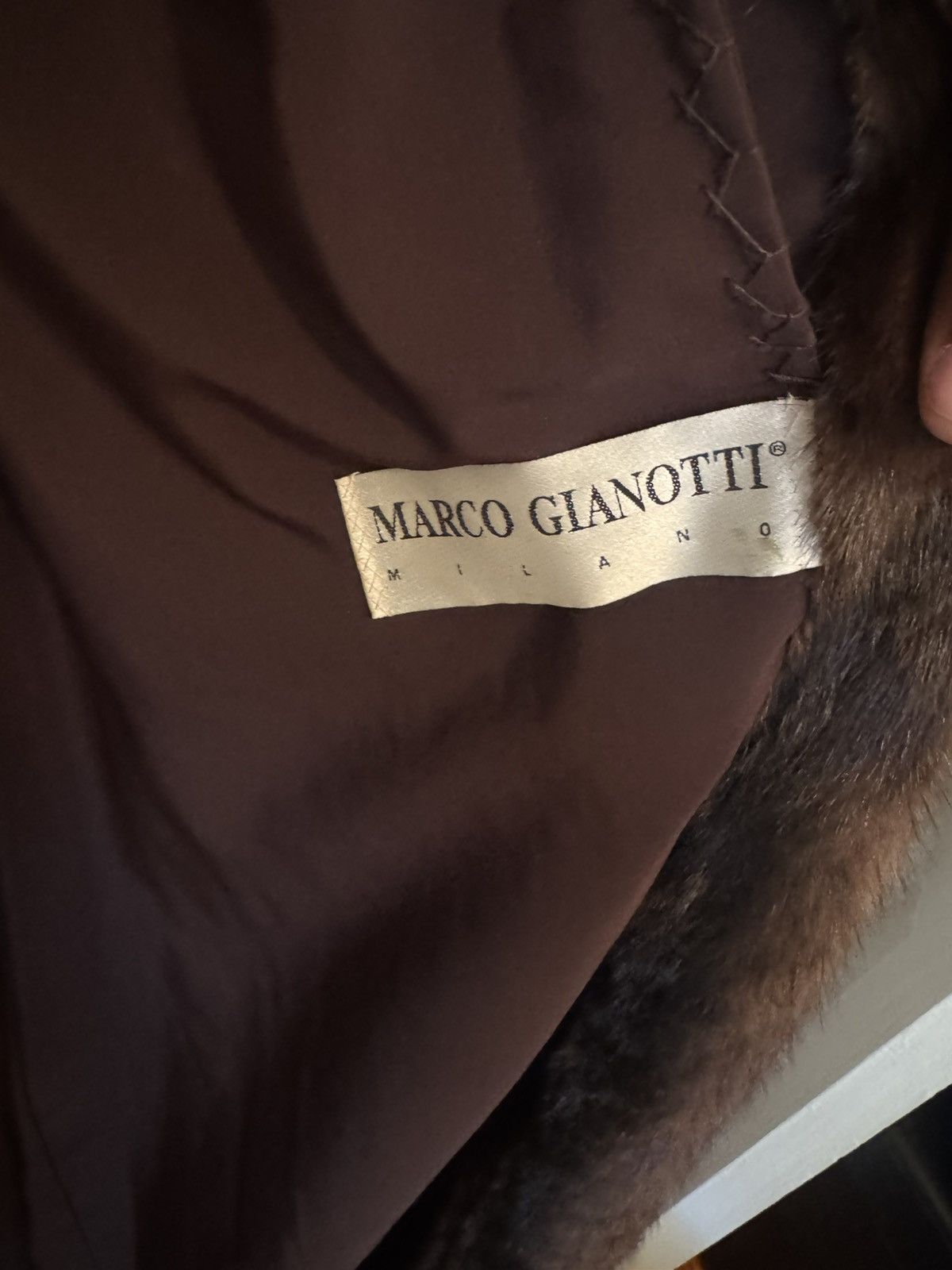 Other Vintage Alexis & Gianni Mahogany Mink Fur Coat Size M / US 6-8 / IT 42-44 - 4 Thumbnail