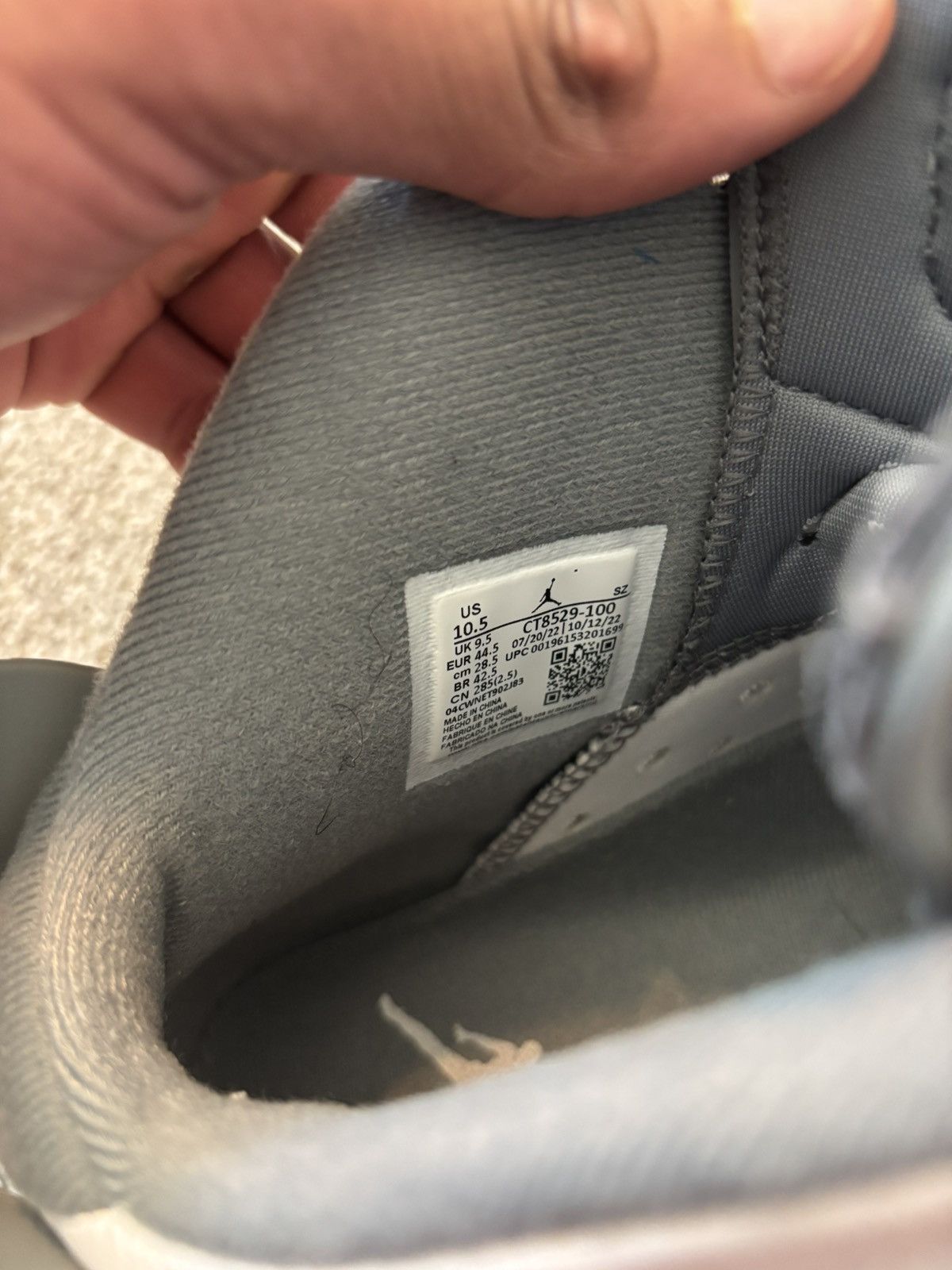 Jordan Brand × Nike jordan 6 “cool grey” Size US 10.5 / EU 43-44 - 7 Thumbnail