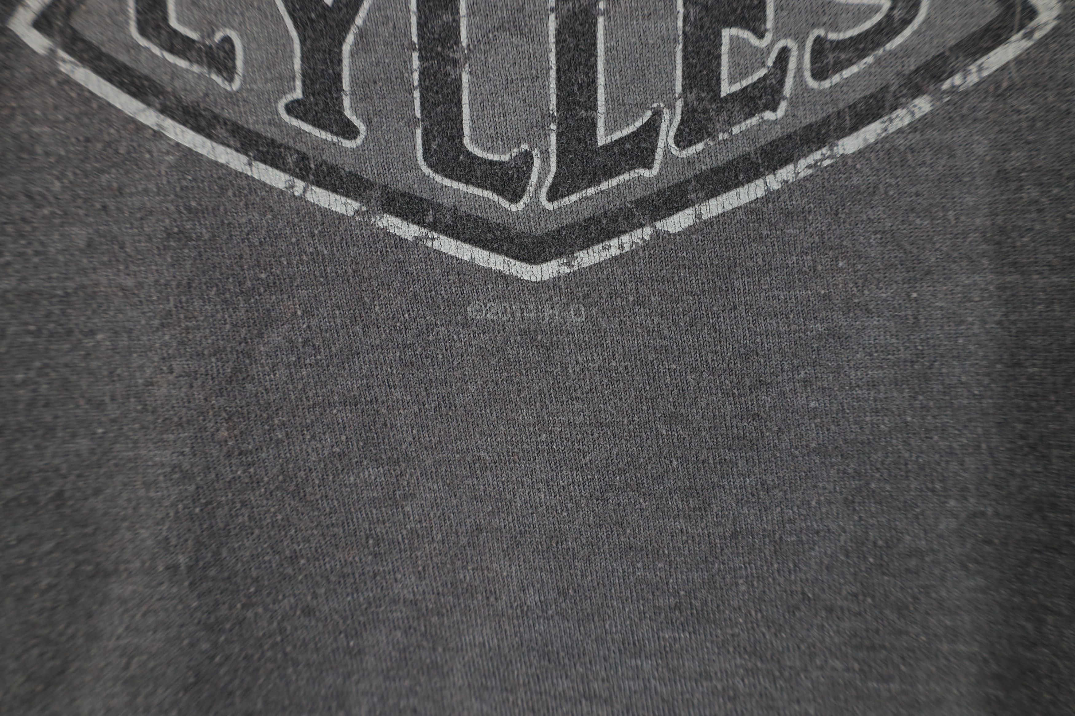 Harley Davidson Vintage Y2K Harley Davidson Spell Out Big Logo T-Shirt Gray Size US M / EU 48-50 / 2 - 5 Thumbnail