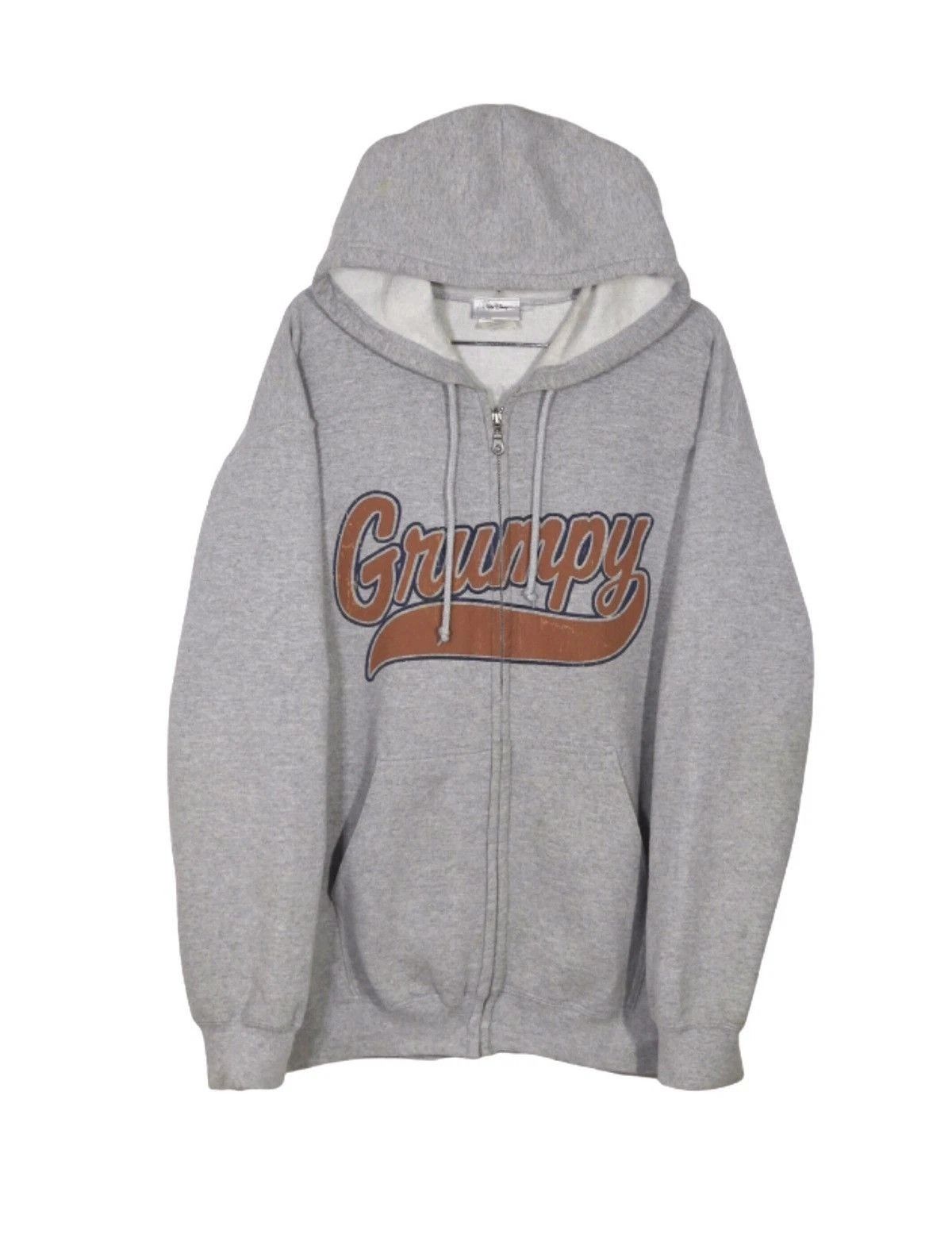 Disney Disney World Vintage Grumpy Zip Hoodie Men's L Gray Size US L / EU 52-54 / 3 - 1 Thumbnail