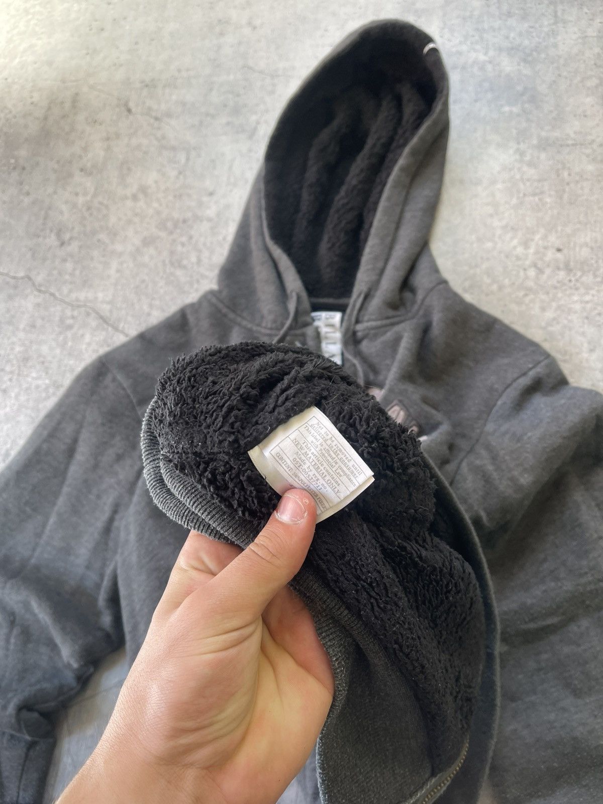 Billabong × Vintage Vintage Y2k Grey Billabong Zip Up Hoodie L Size US L / EU 52-54 / 3 - 6 Thumbnail