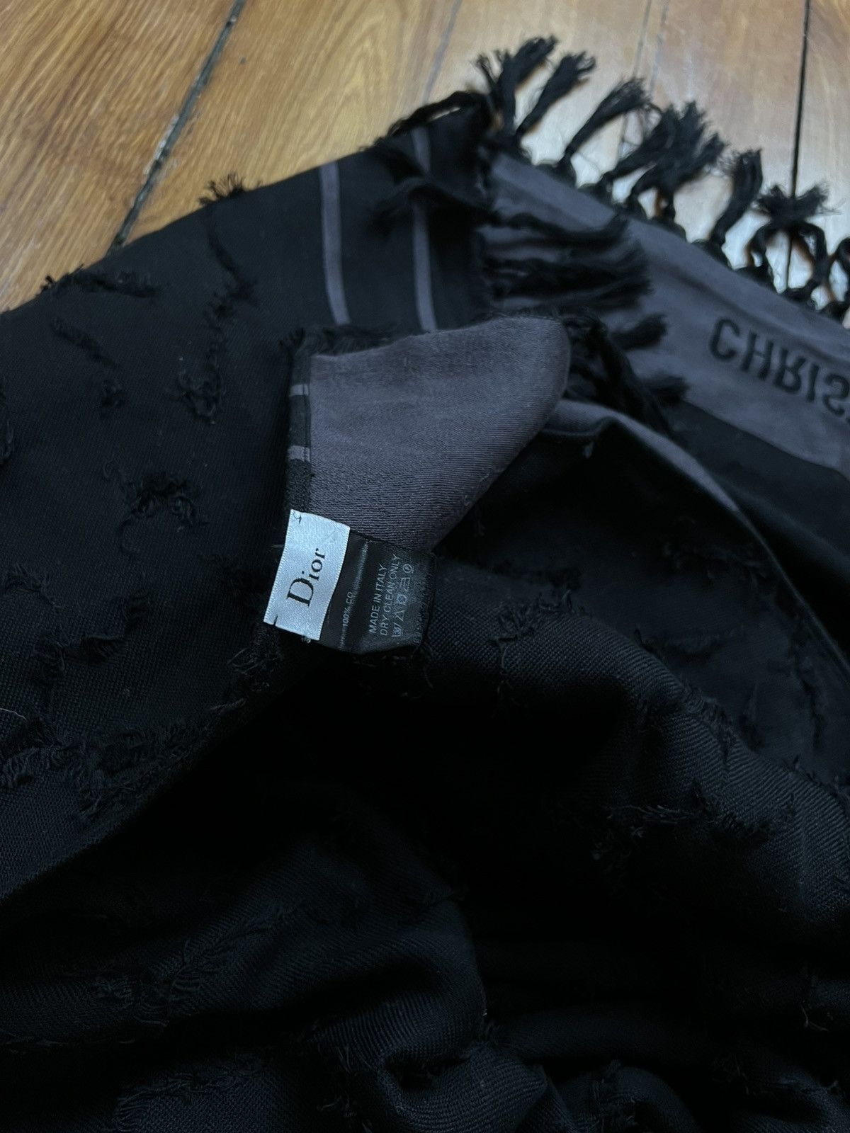 Dior Dior Black Plaid 170x120cm Size ONE SIZE - 3 Thumbnail
