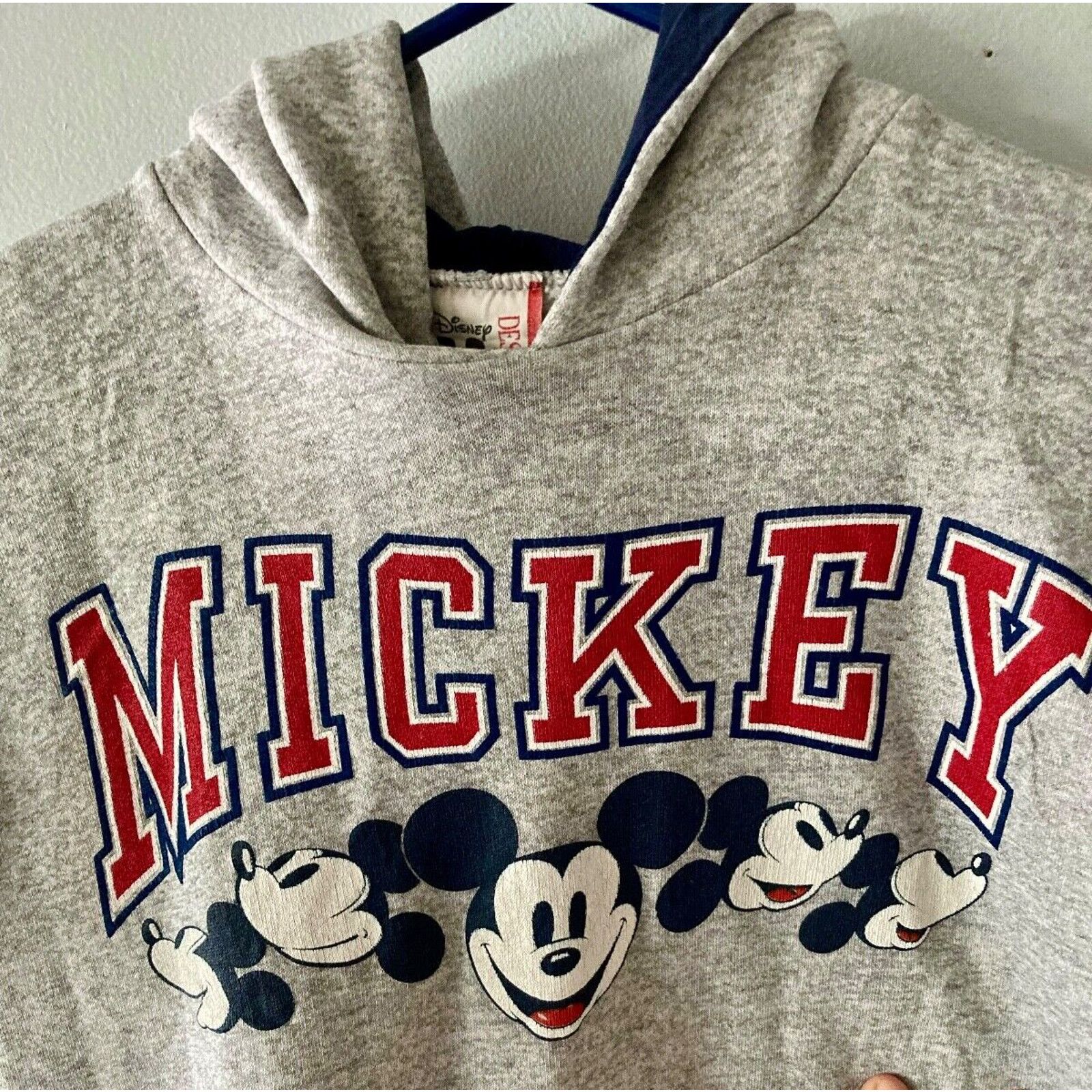 Disney Disney Mickey Mouse Light Gray Sleeveless Hoodie L USA 90s Size US L / EU 52-54 / 3 - 2 Thumbnail