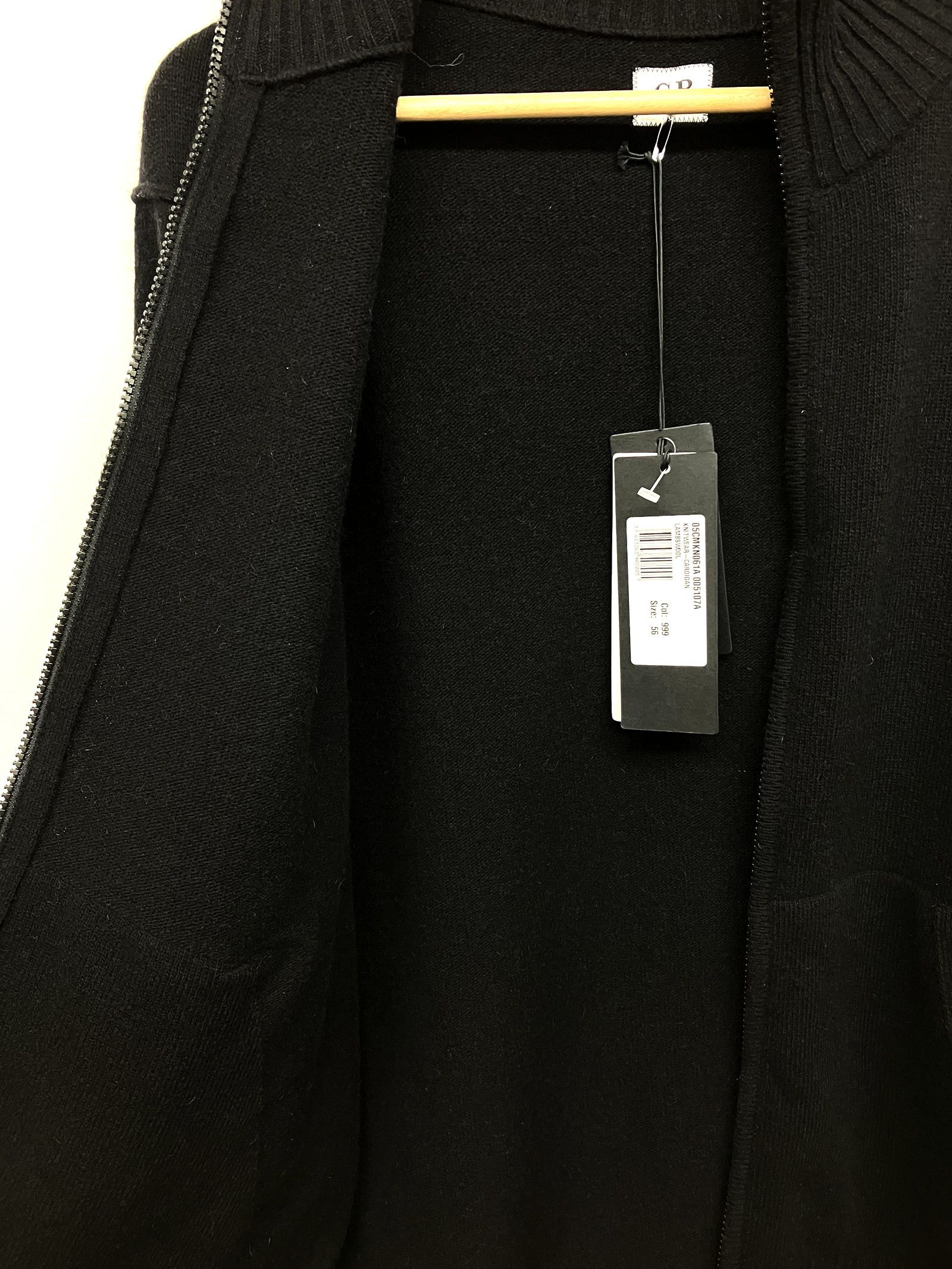 C.P. Company C.P. Company Wool Zip Jacket - Black Size US XL / EU 56 / 4 - 4 Thumbnail