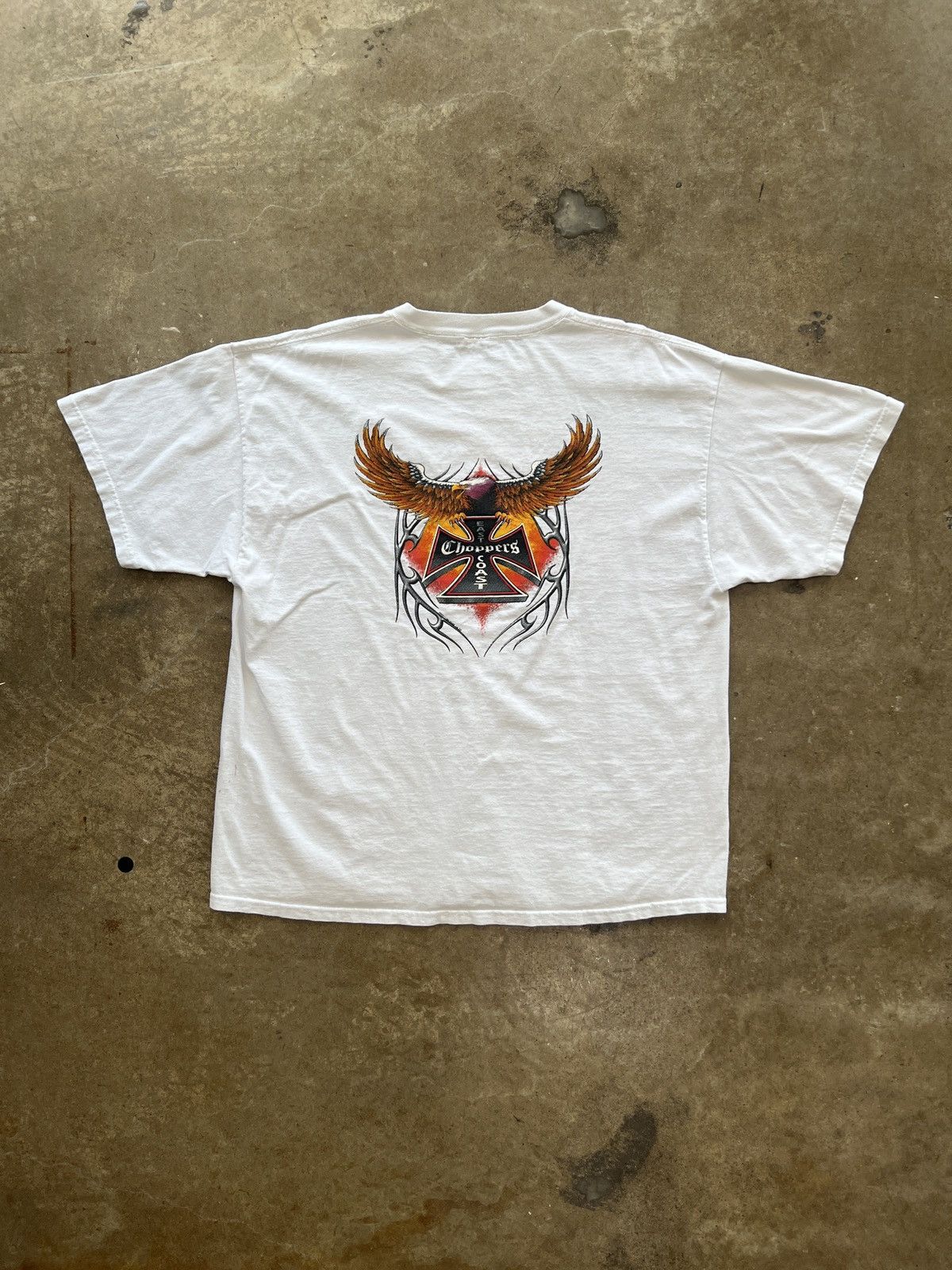 West Coast Choppers Vintage Choppers East Coast Eagle Tee XXL Size US XXL / EU 58 / 5 - 2 Thumbnail