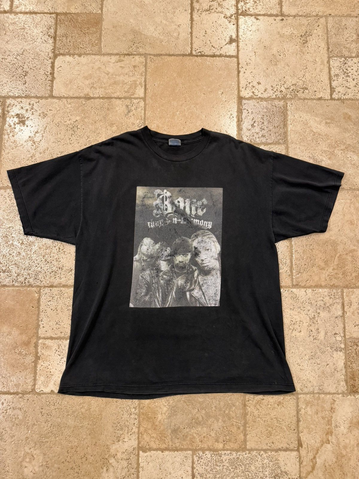 Vintage Vintage Bone Thugs N Harmony BTNH Resurrection Faded Rap Tee Size US XXL / EU 58 / 5 - 14 Thumbnail