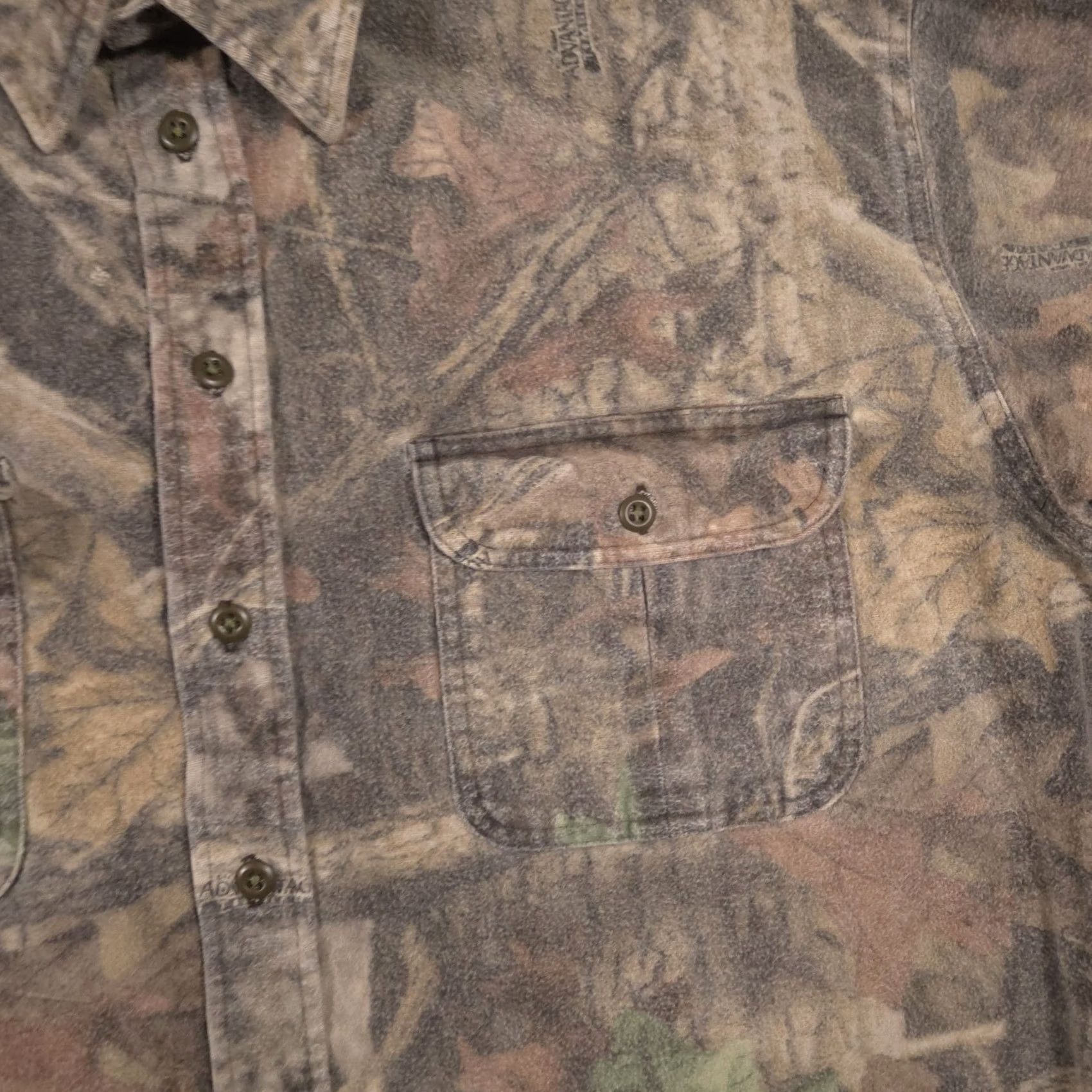 Vintage Cabela's Shirt Mens XL Tall Advantage Timber Camo Flannel Hunting Outdoor Size US XL / EU 56 / 4 - 4 Thumbnail