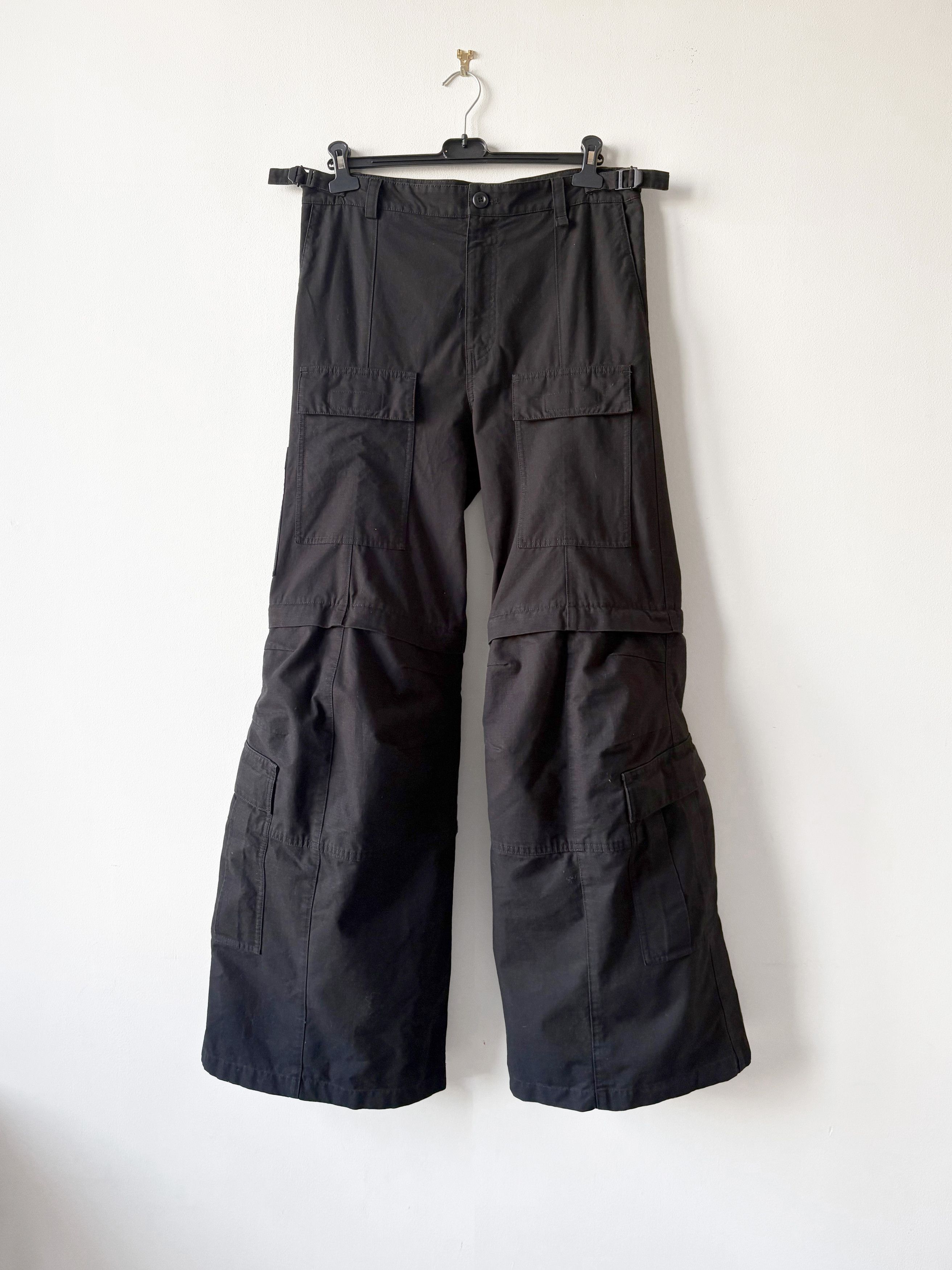 Balenciaga Balenciaga Flared Cargo Pants 1000M Size US 32 / EU 48 - 5 Thumbnail