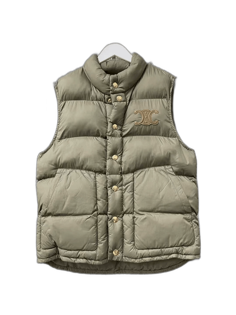 Celine Celine Padded Vest with Golden Buttons Size US S / EU 44-46 / 1 - 1 Thumbnail