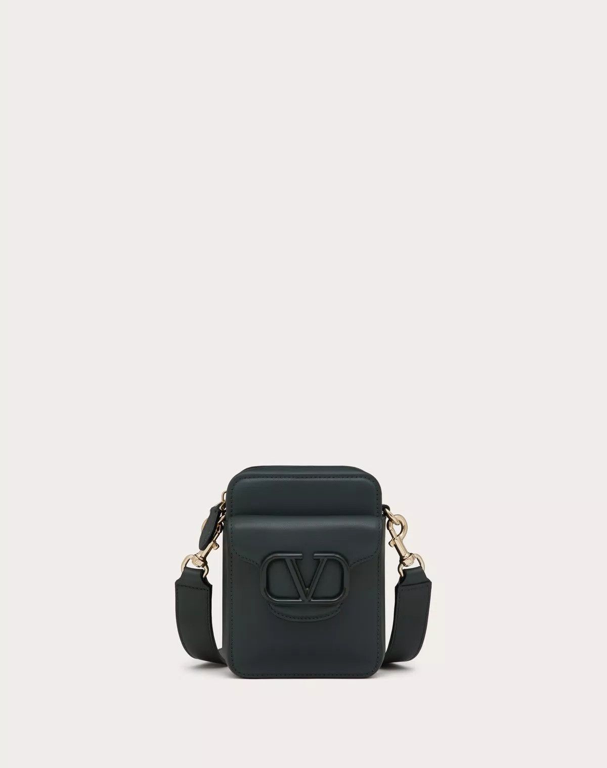 Valentino oc11z0725 Size: OS/ Crossbody Calfskin Bag in Dark Green Size ONE SIZE - 1 Thumbnail
