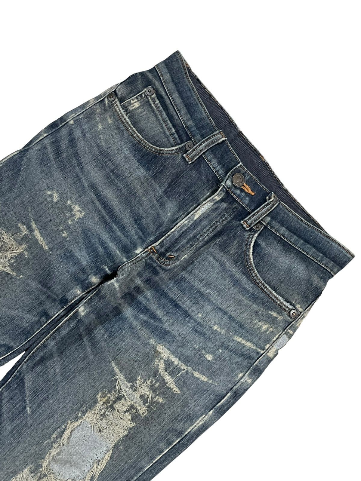 Edwin Vintage Edwin 503 Wildfire Rusty Fade Wash Distressed Jeans Size US 30 / EU 46 - 5 Thumbnail