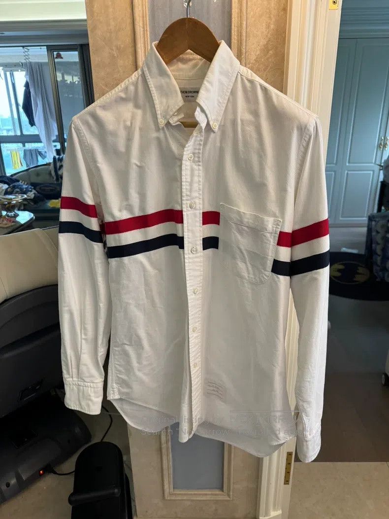 Thom Browne Thom Browne Oxford Cloth Shirt Size US L / EU 52-54 / 3 - 1 Thumbnail