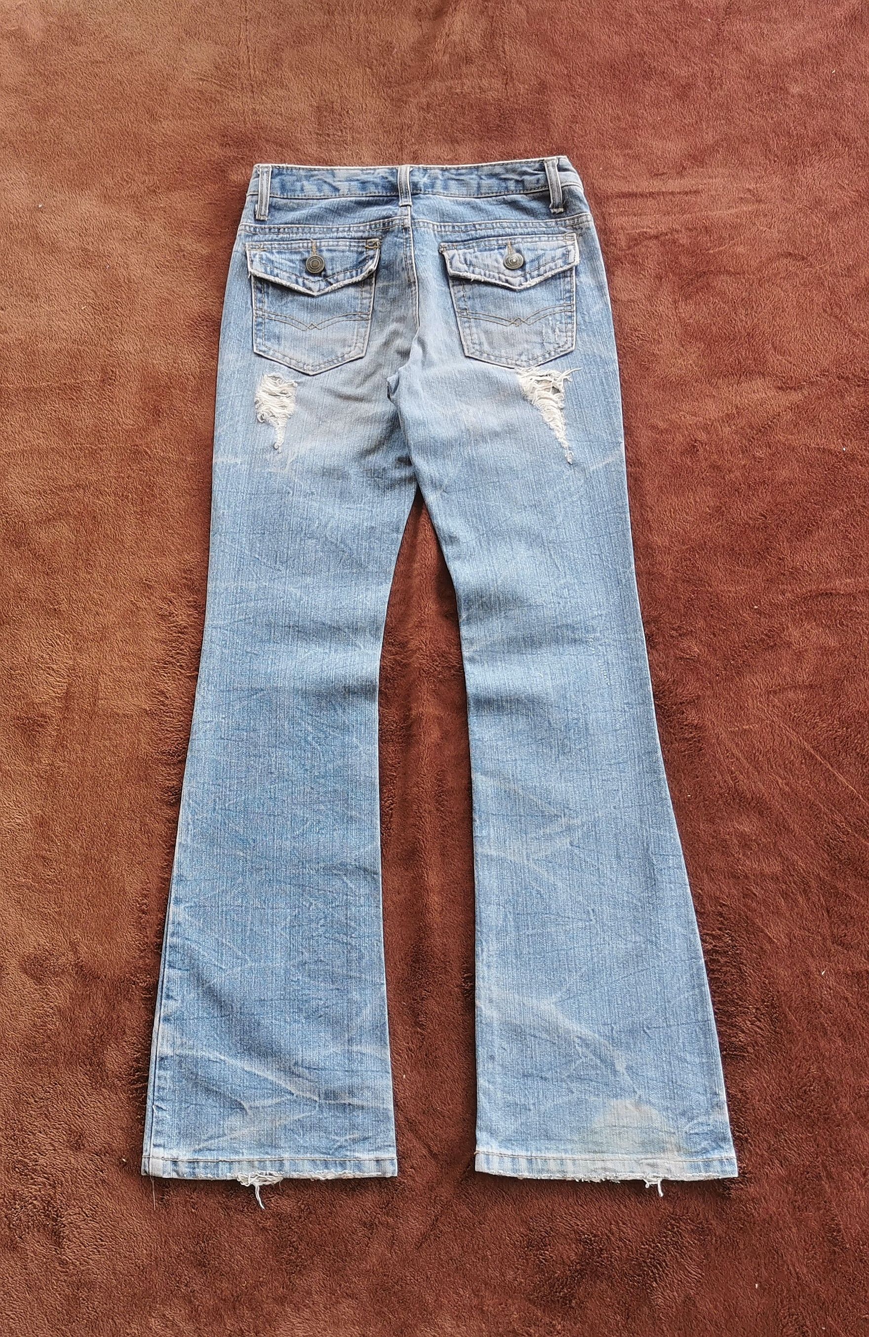 Tornado Mart Colza Flare Distressed Jeans Style LGB/If6Was9 Size US 28 / EU 44 - 2 Thumbnail