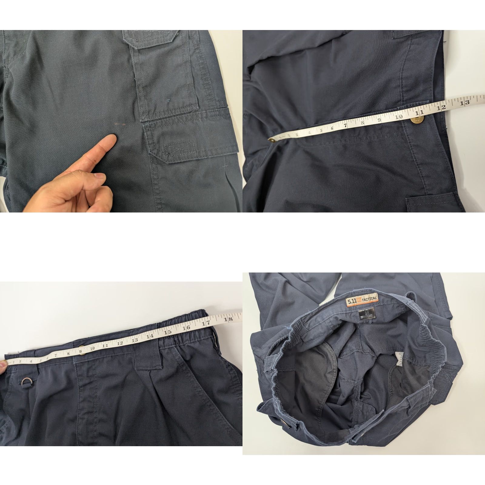 Vintage 5.11 Tactical Taclite Pro Pants Cargo Pocket Navy 36W x 32L Men Regular 5.11 Taclite Pro Pants Size US 36 / EU 52 - 8 Thumbnail