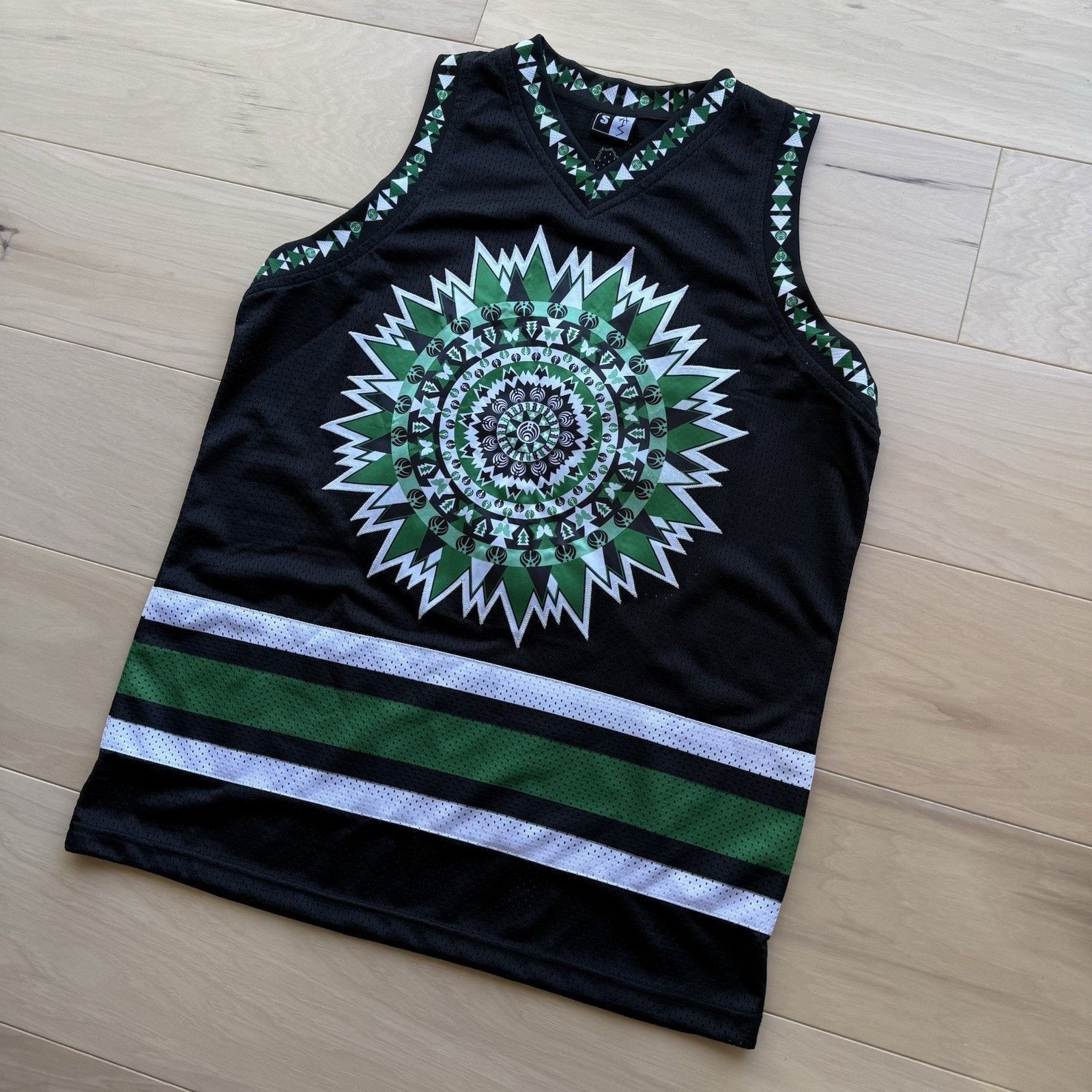 Other Above The Sky Basketball Jersey Small Black Green Sleeveless Size US S / EU 44-46 / 1 - 8 Thumbnail