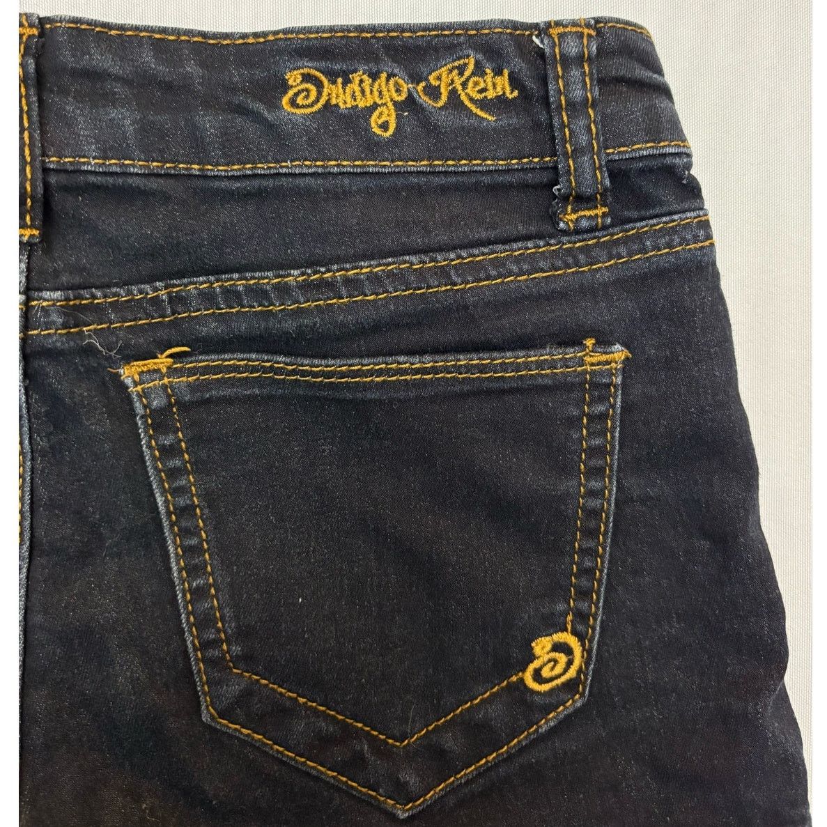 Other INDIGO REIN Forever Stretch Denim Shorts – Adjustable Waist Size 23" - 3 Thumbnail