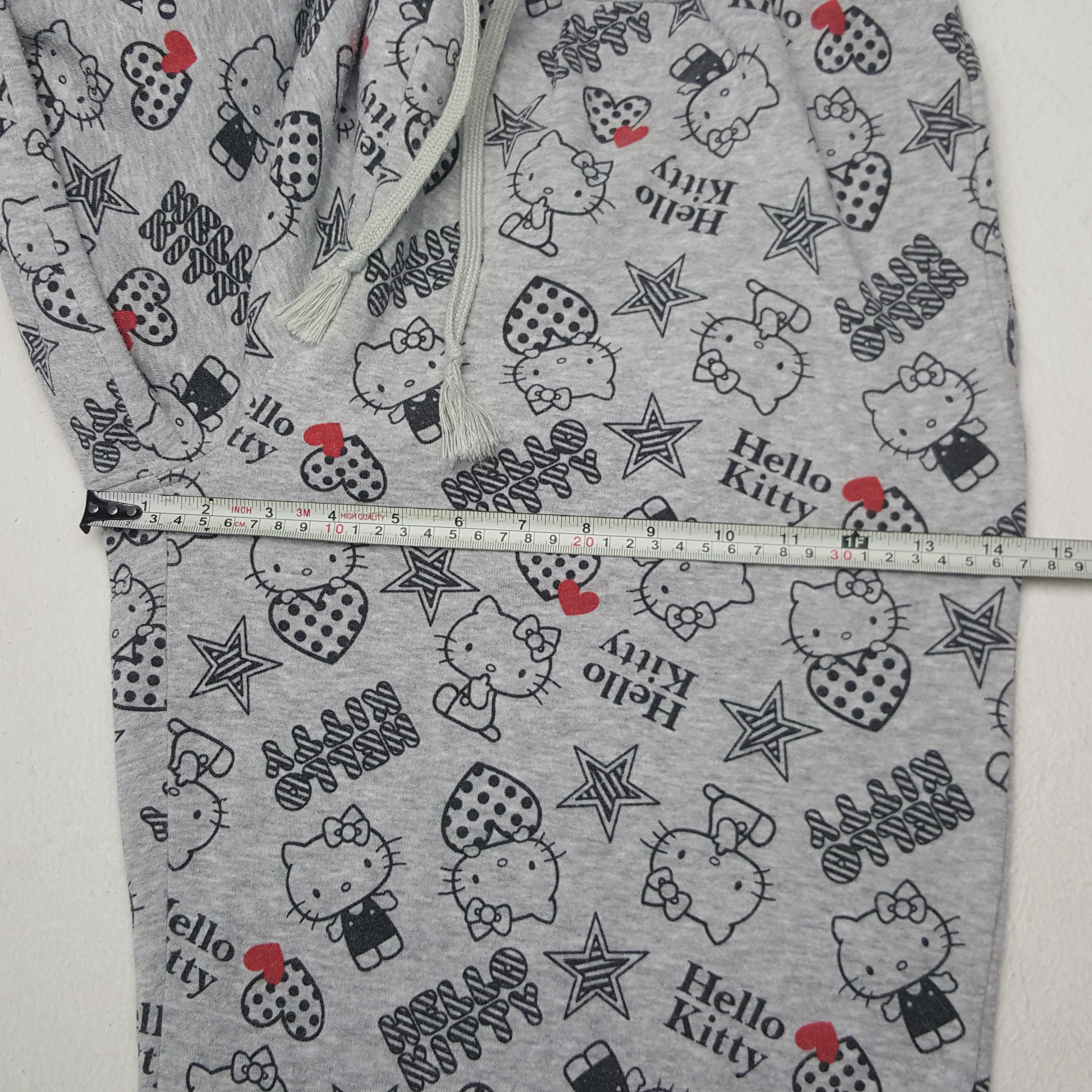 Cartoon Network × Japanese Brand × Vintage Vintage Hello Kitty Full Printed Cartoon Jogging Pants Size US 30 / EU 46 - 9 Thumbnail
