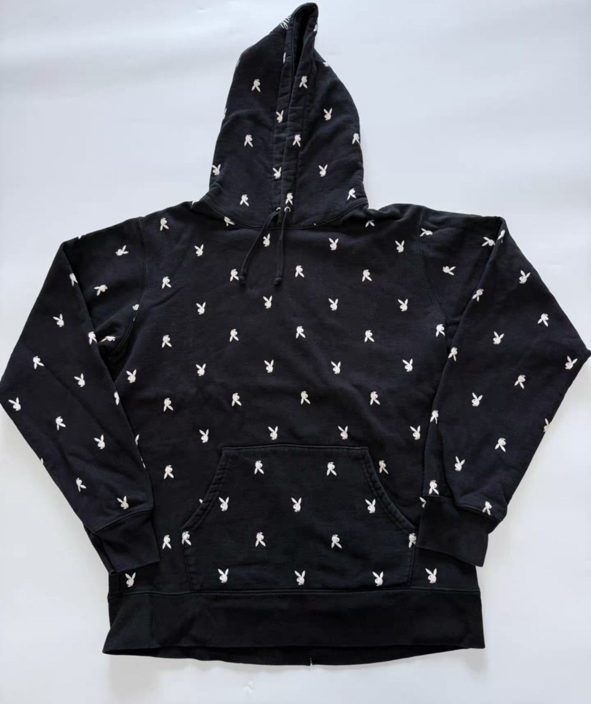 supremePLAYBOY Supreme Playboy© Shawl Collar Full Zip Sweater