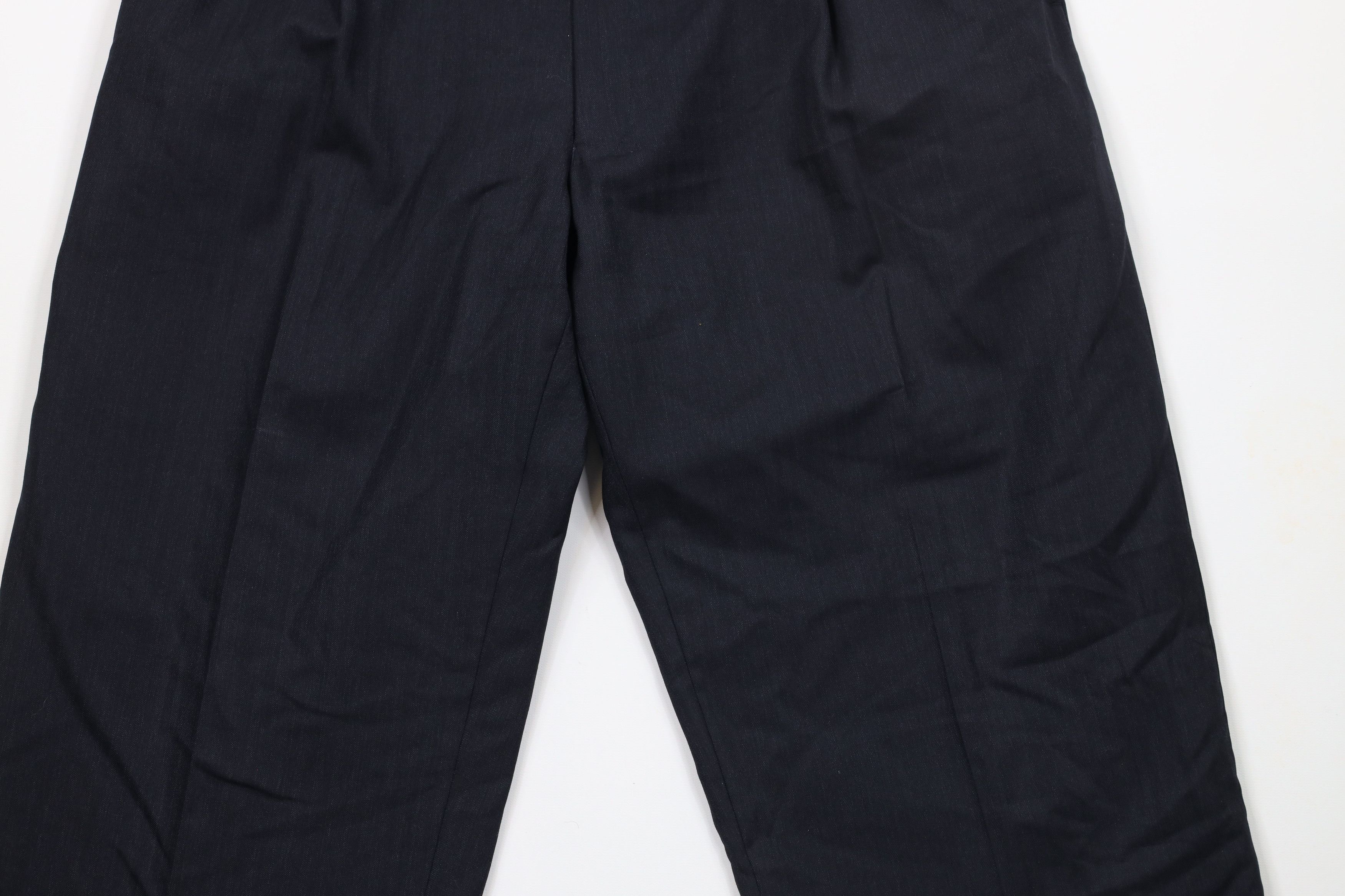 Vintage Vintage 70s Streetwear Cuffed Herringbone Chino Pants Size US 32 / EU 48 - 3 Thumbnail