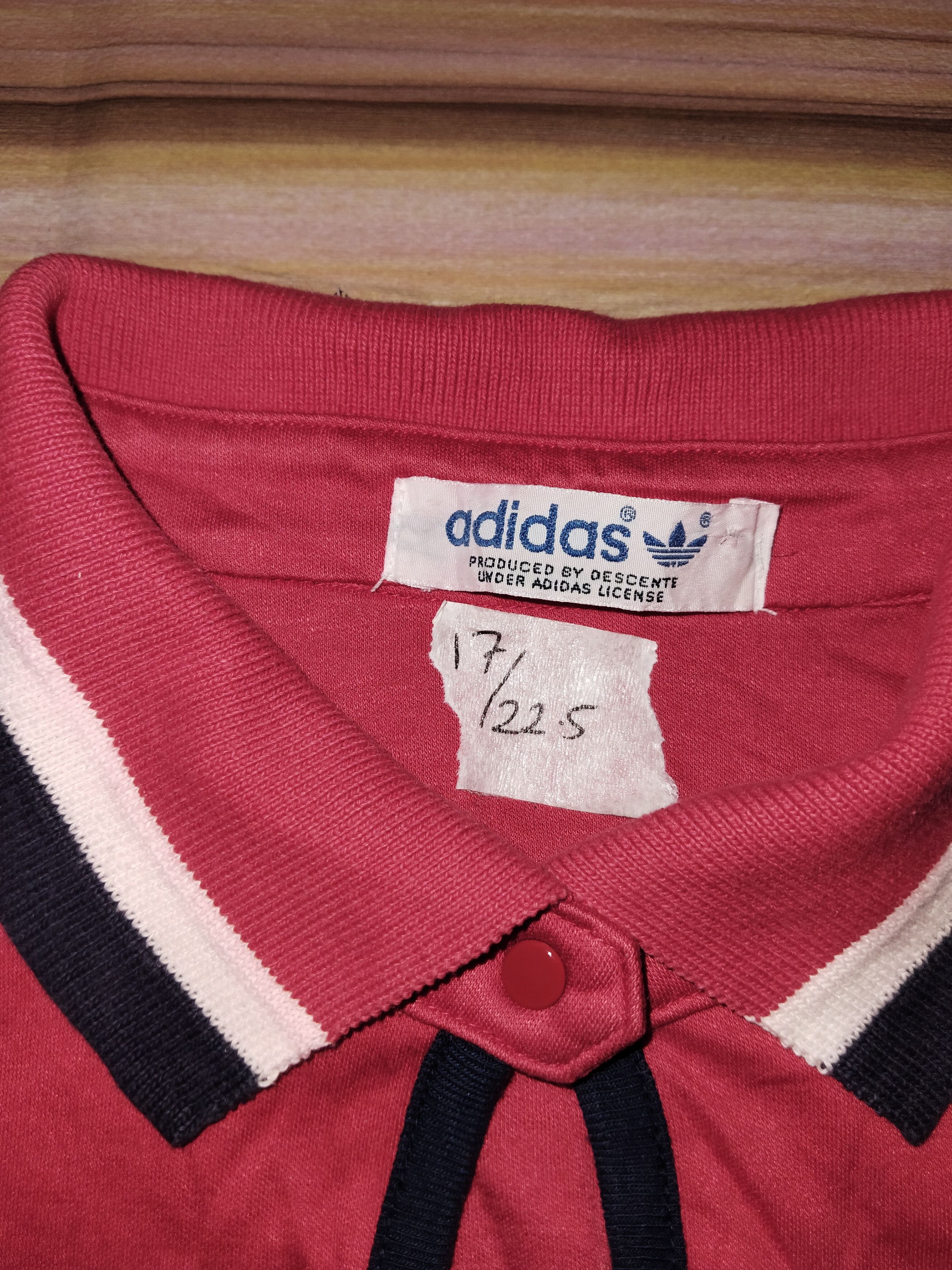 Adidas Vintage 80's ADIDAS DESCENTE Polo Tee Size US S / EU 44-46 / 1 - 2 Thumbnail
