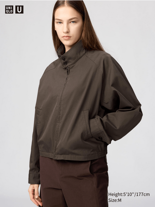 Uniqlo U UNISEX COTTON BLEND SHORT BLOUSON