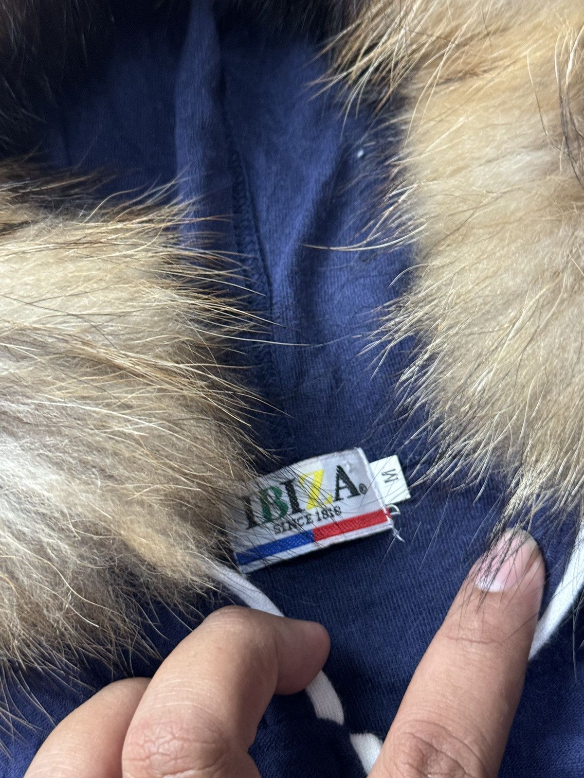 If Six Was Nine × Japanese Brand × Le Grande Bleu (L.G.B.) Japanese Fur Hoodie Ibiza Lgb style Size US M / EU 48-50 / 2 - 7 Thumbnail
