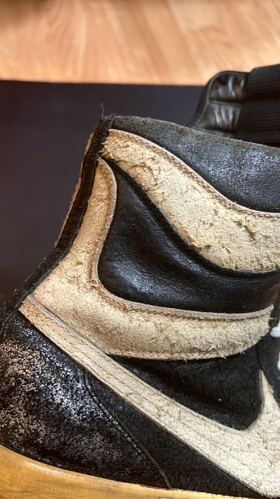 Rick Owens × Rick Owens Drkshdw Rick Owens SS09 Strutter Mohawk Oreo Dunks Size US 9 / EU 42 - 9 Thumbnail