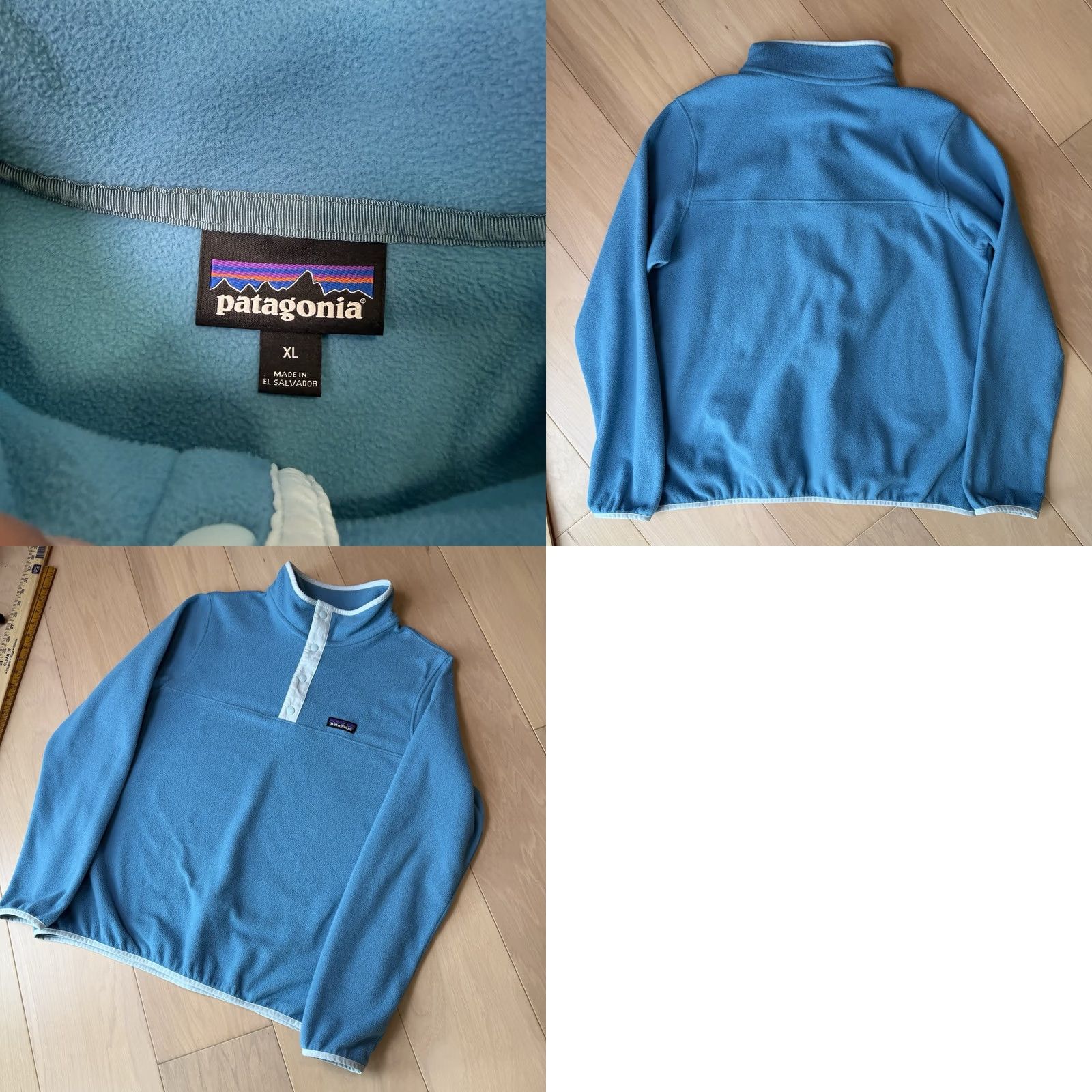 Patagonia Patagonia Jacket Women's XL Blue Fleece Micro D Snap T Pullover Outerwear Size XL / US 12-14 / IT 48-50 - 8 Thumbnail