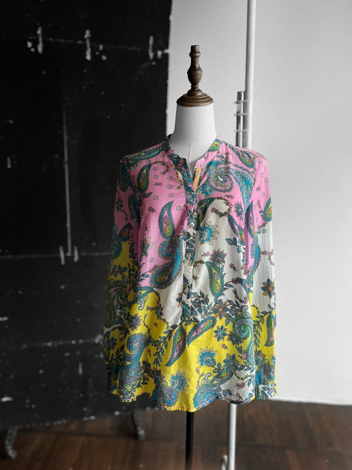 Designer Emily Van Den Bergh Womens Multicolor Long Sleeve Blouse Size S / US 4 / IT 40 - 1 Thumbnail