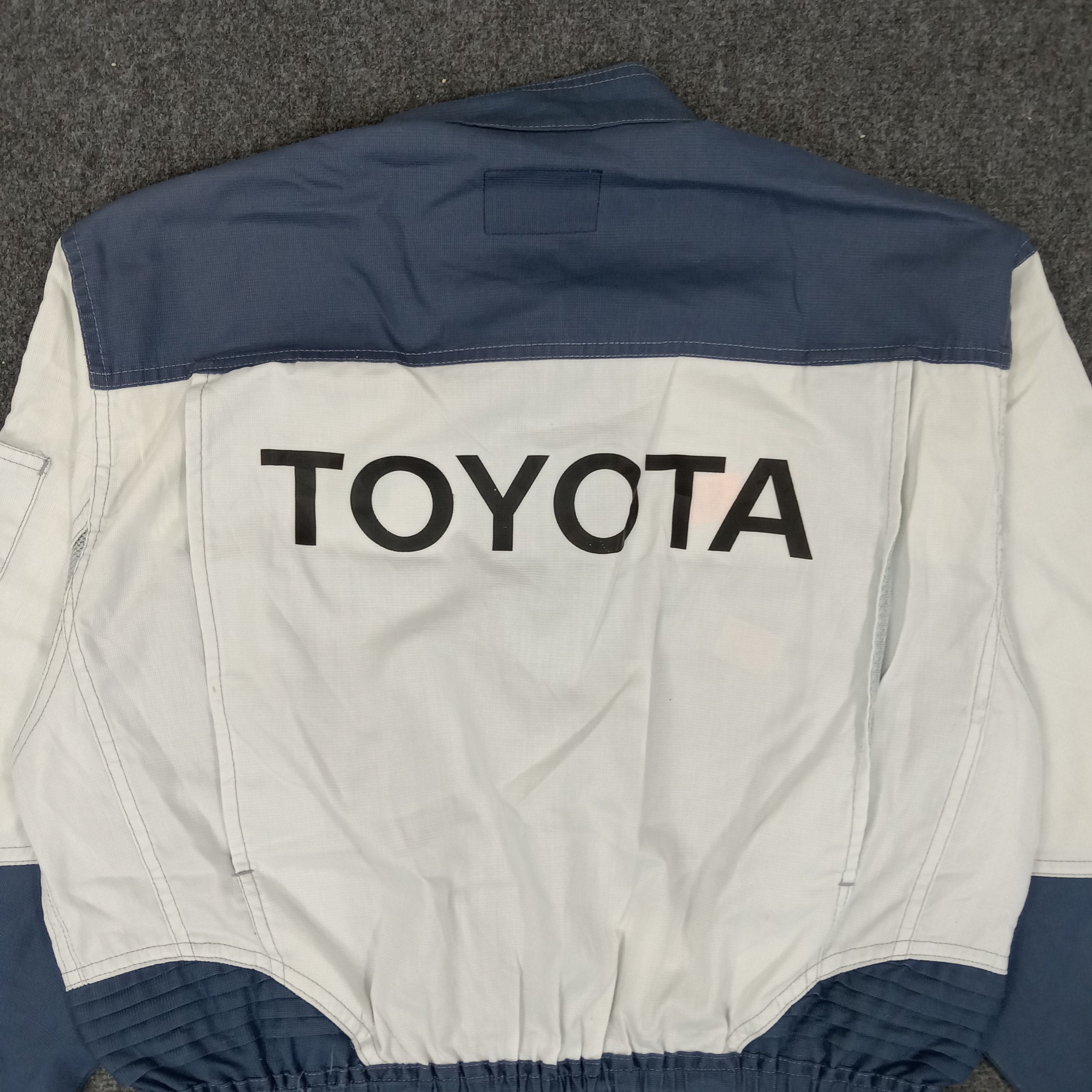 Japanese Brand × Vintage Toyota Tecno Japanese Racing Coverall Jacket Size US M / EU 48-50 / 2 - 2 Thumbnail