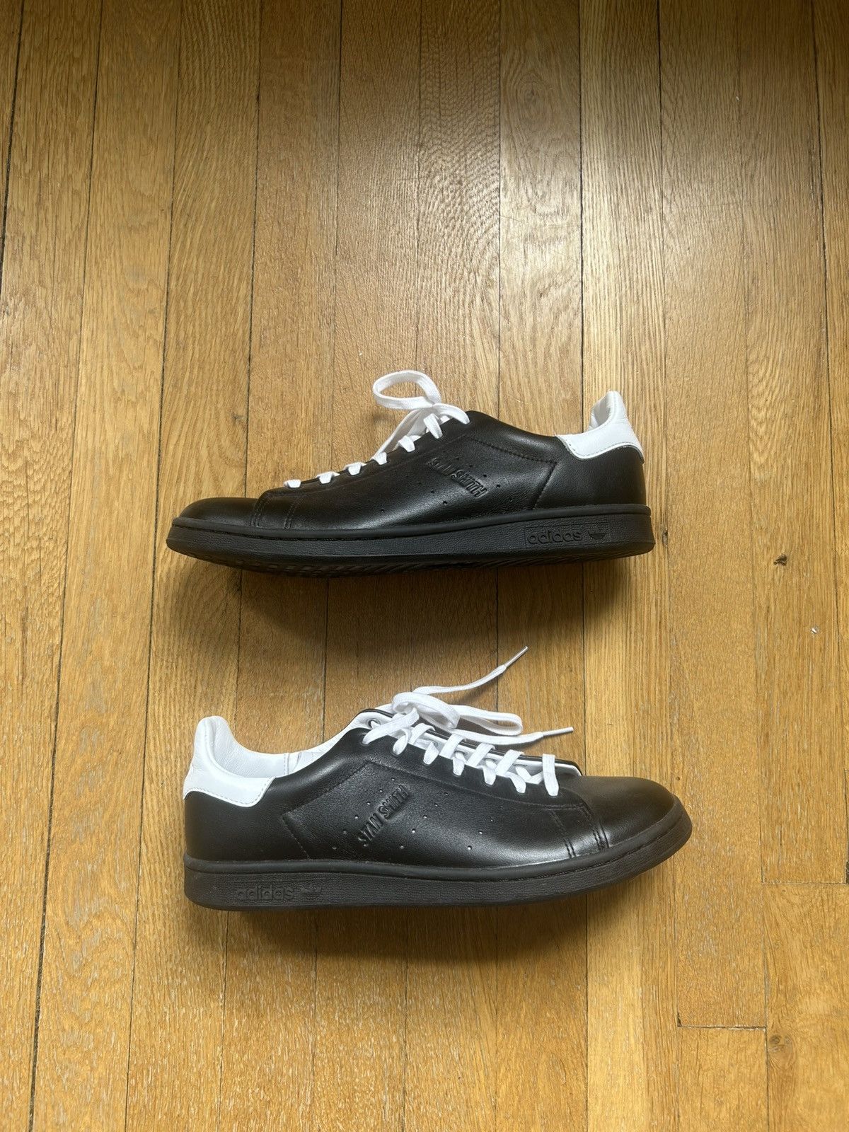 Adidas Adidas Stan Smith Lux Black and White Size US 10 / EU 43 - 2 Thumbnail
