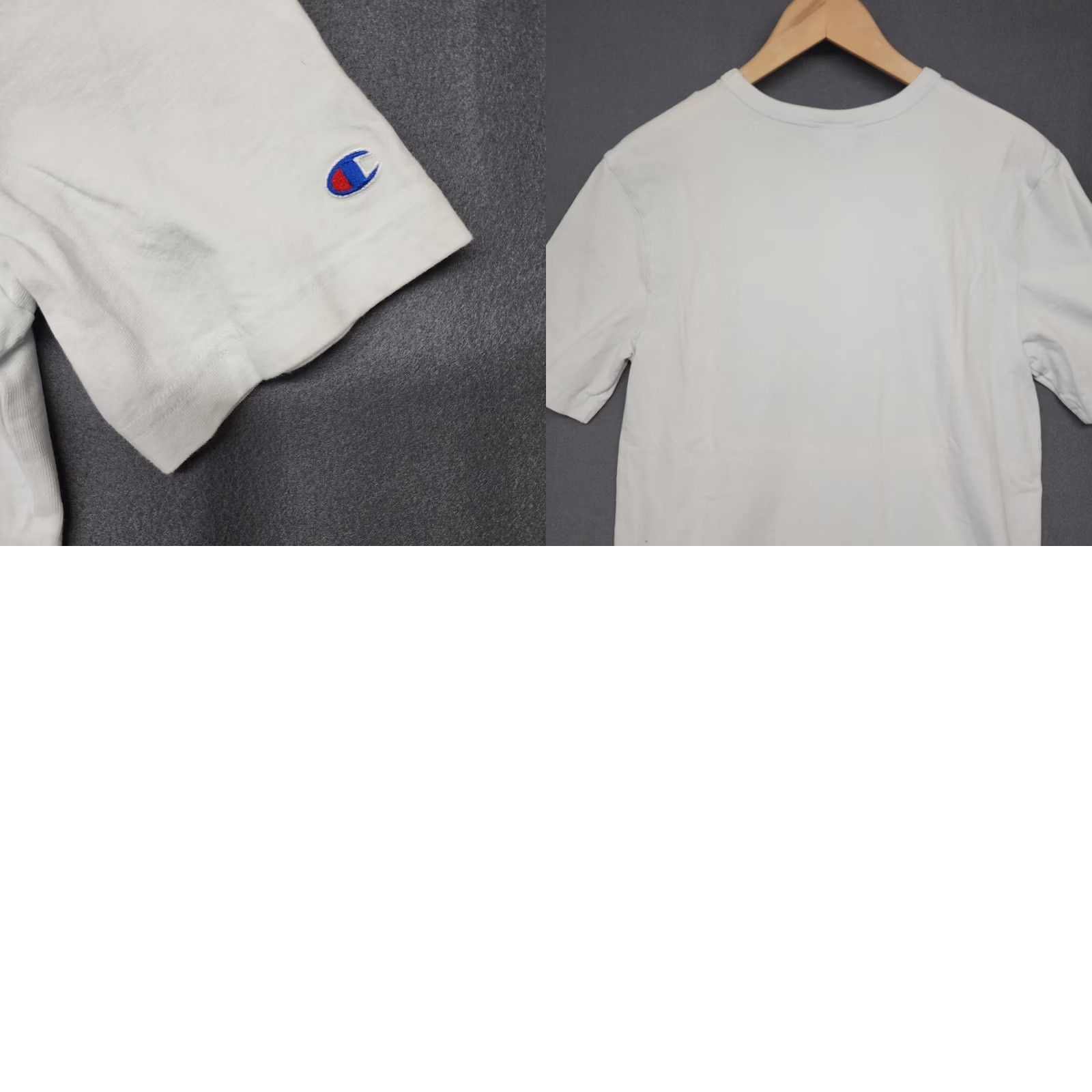Champion Champion T Shirt Mens Medium Heavyweight Cotton Short Sleeve Crewneck Pocket Mens Regular White Short Sleeve 90s? Size US M / EU 48-50 / 2 - 8 Thumbnail