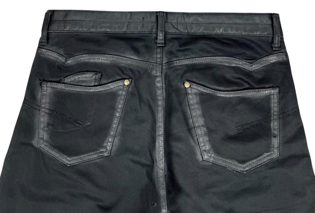 JACKROSE JACKROSE “maison” Black Waxed Pants Size US 33 - 4 Thumbnail