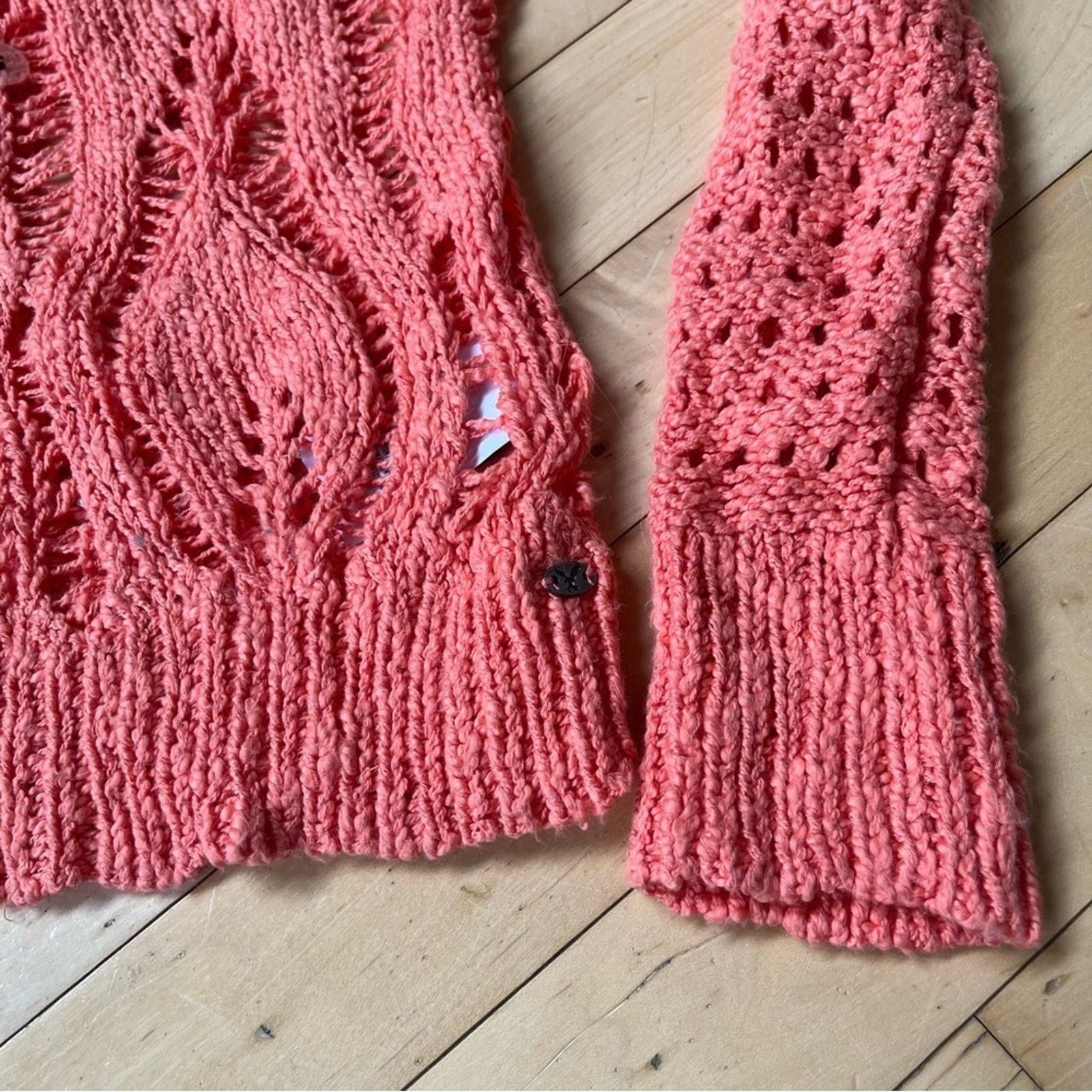 American Eagle Outfitters American Eagle Outfitters Pink Sweater NWT Open Loose Knit Size S / US 4 / IT 40 - 2 Thumbnail