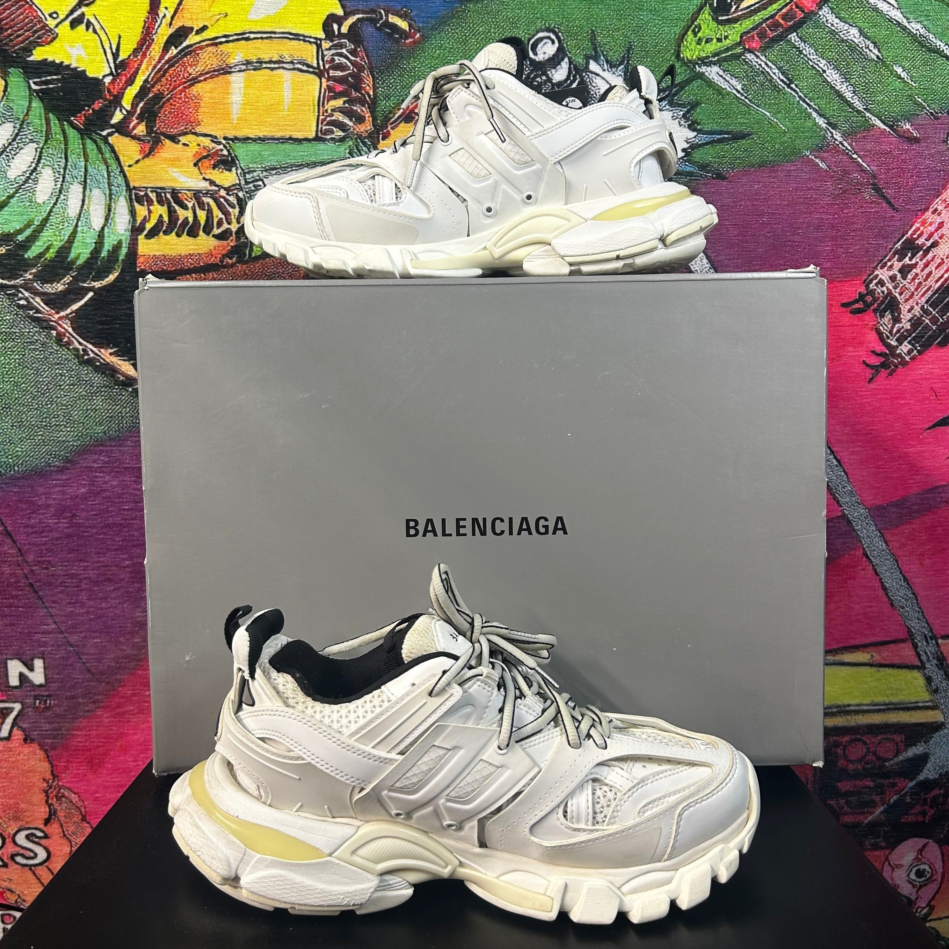 Balenciaga Balenciaga Track Runners White Black Size 38 / 5.5 Size US 5.5 / EU 38 - 2 Thumbnail