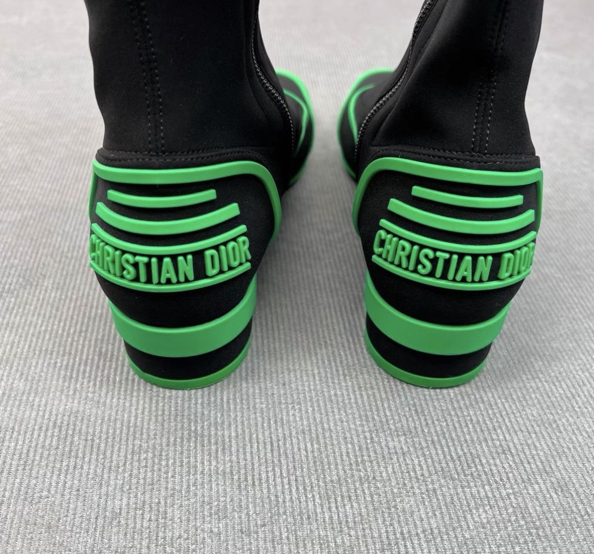 Dior Dior Roller Black & Green Runway High-Top Boots Size US 9 / IT 39 - 5 Thumbnail