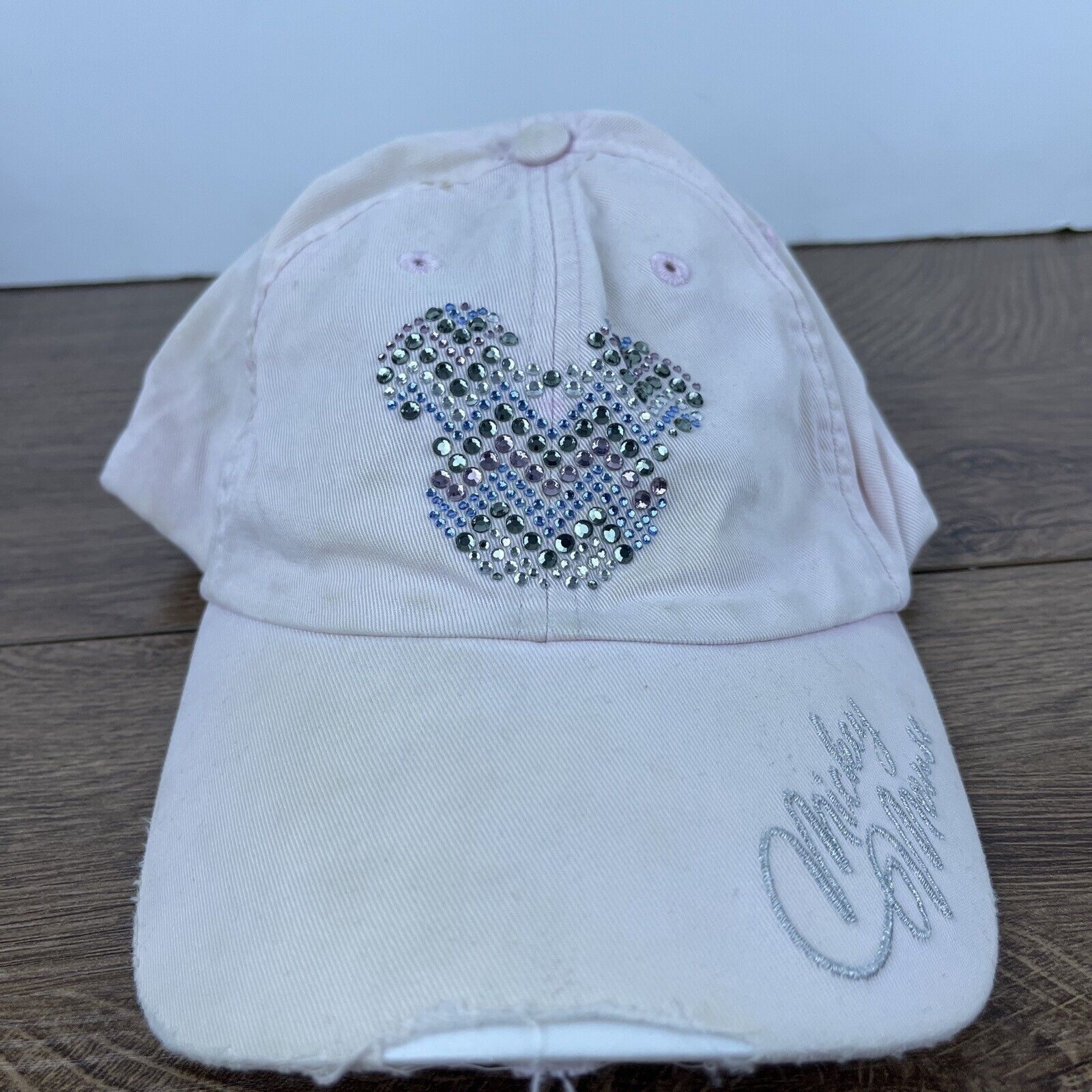 Other Mickey Mouse Hat Mickey Baseball Hat Pink Hat Adjustable Adu Size ONE SIZE - 2 Thumbnail