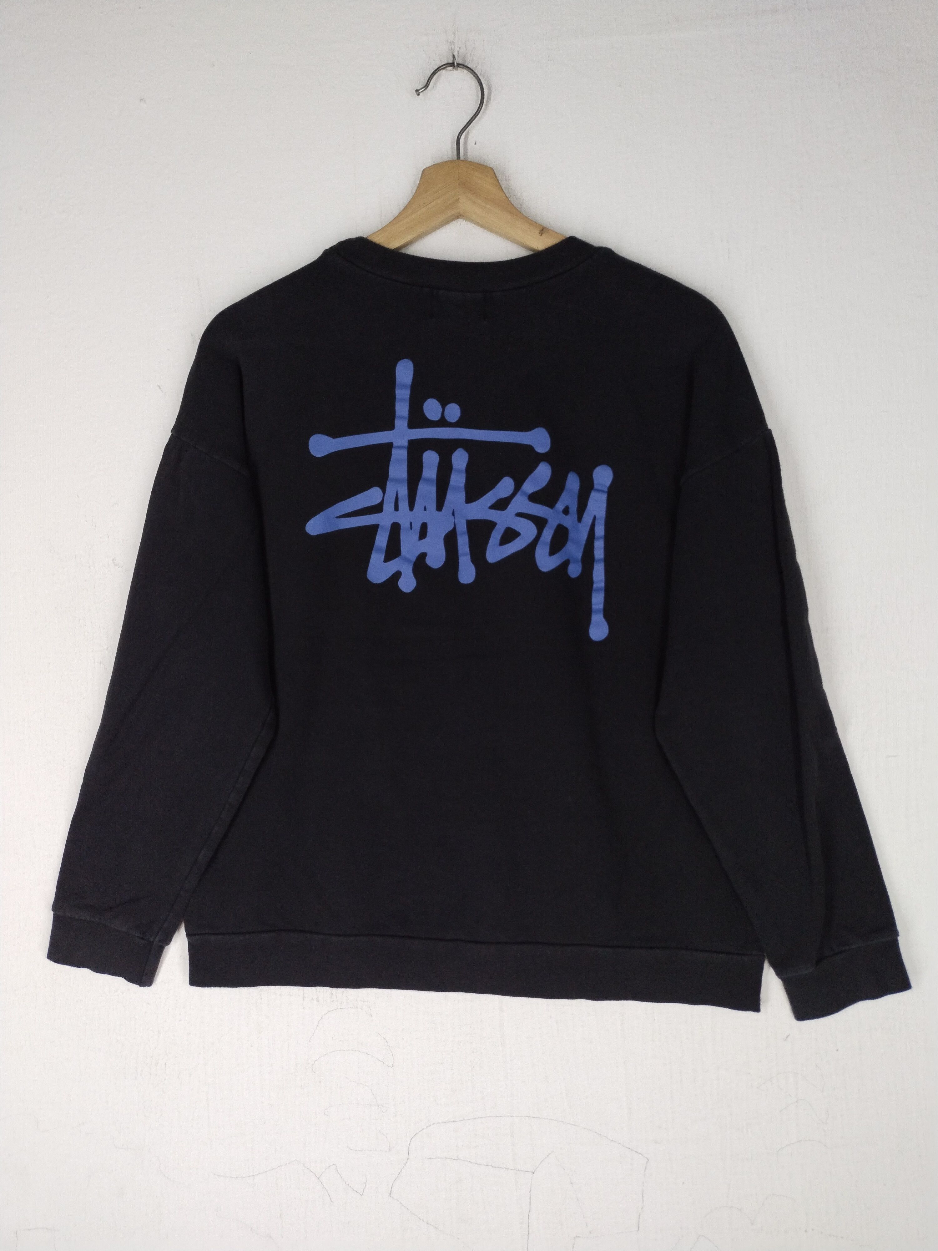 Stussy Nike X Stussy Washed Black Sweatshirt M | Grailed