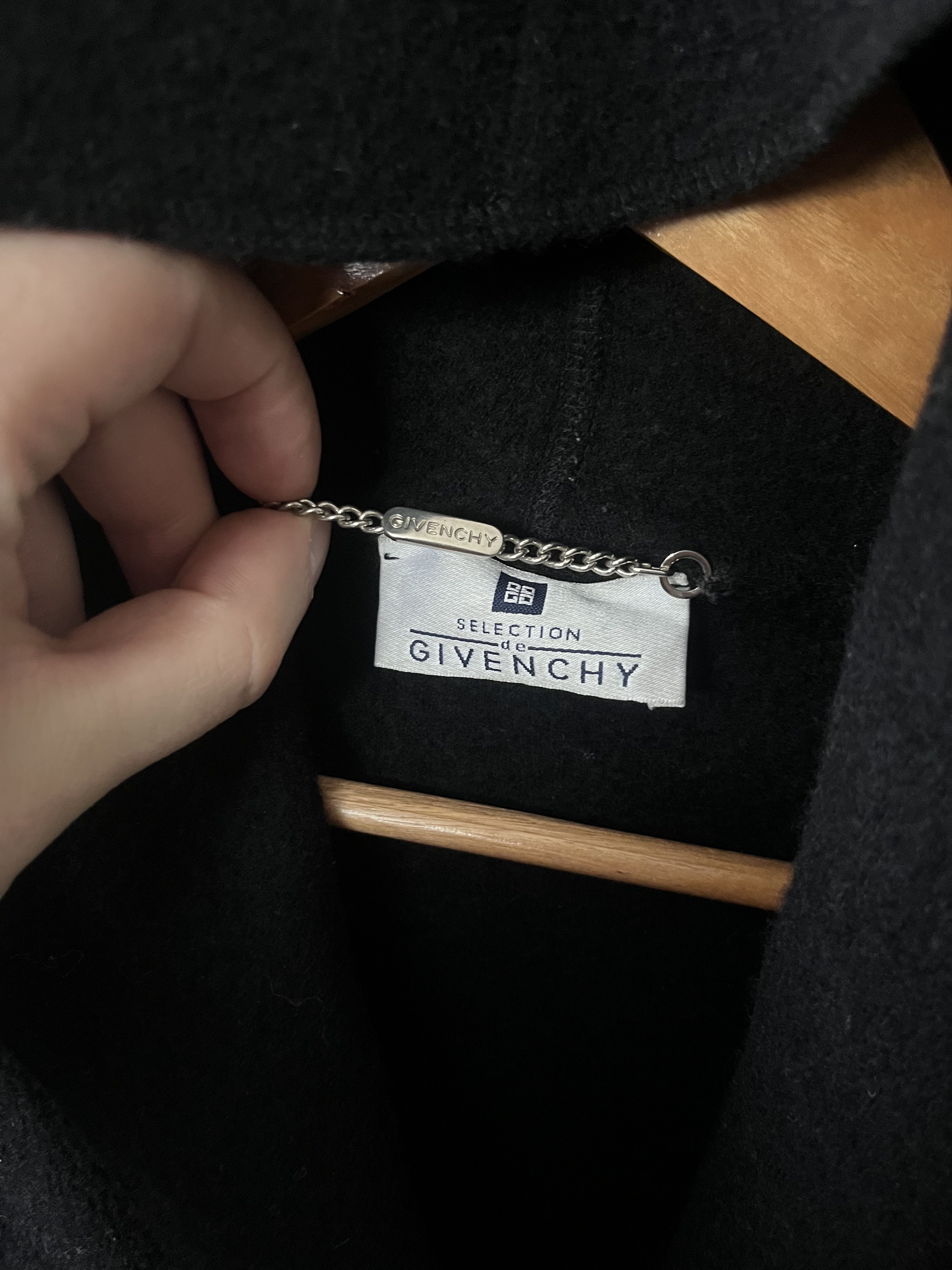 Givenchy Vintage 80s GIVENCHY Cape Coat Wool Poncho Jacket Oversized Size XXL / US 16-18 / IT 52-54 - 2 Thumbnail