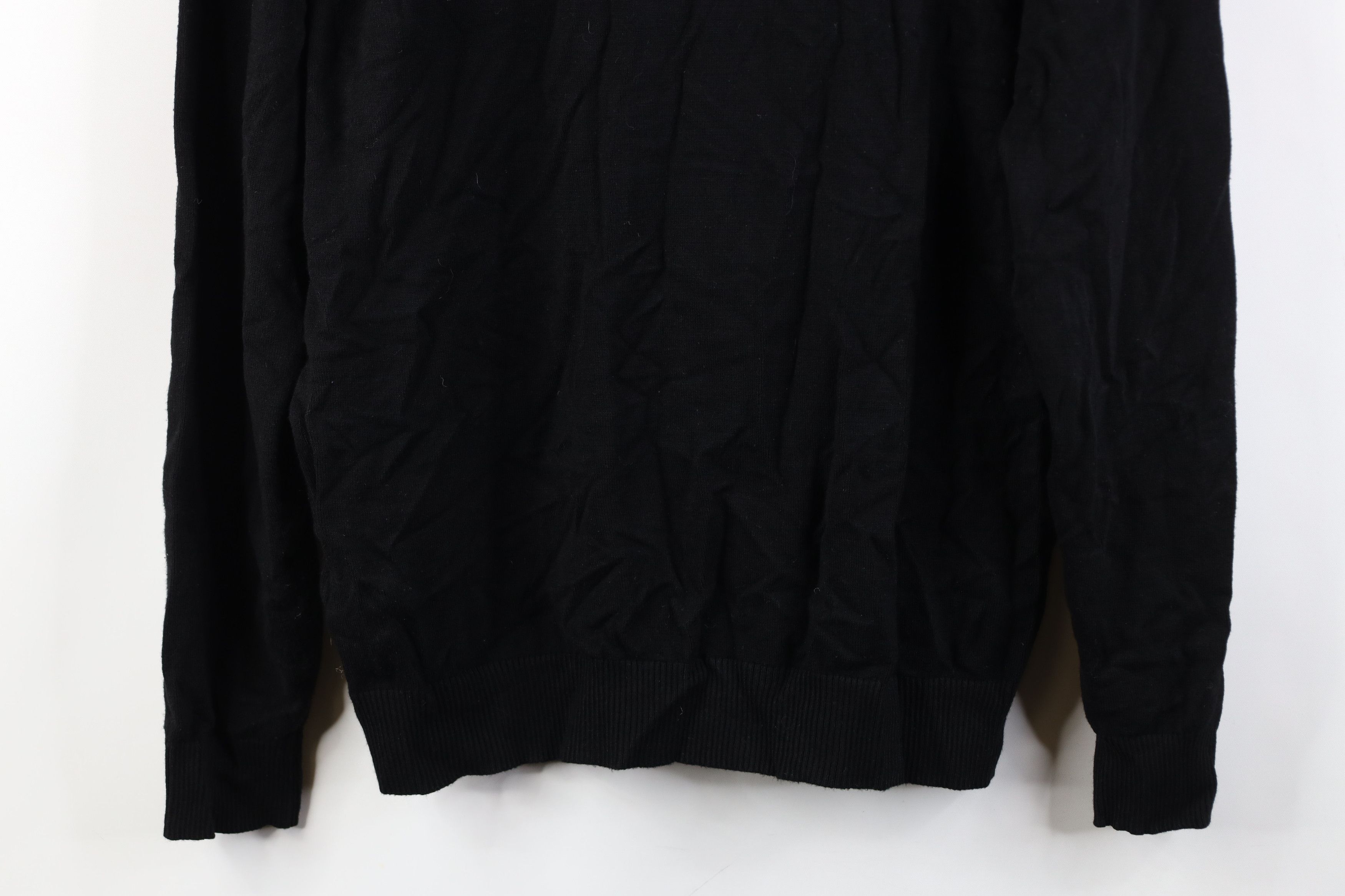 Calvin Klein Vintage 90s Y2K Calvin Klein Knit Turtleneck Sweater Black Size XL / US 12-14 / IT 48-50 - 13 Thumbnail