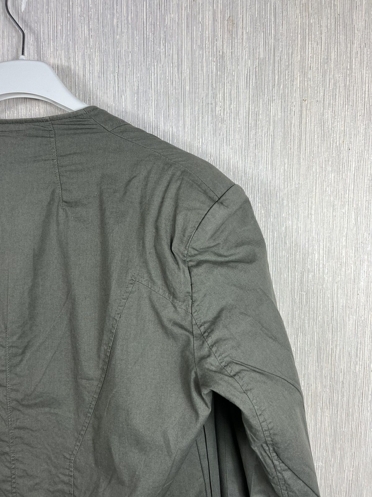 Helmut Lang × Vintage Helmut Lang moto biker cropped asymmetric zip draped jacket Size M / US 6-8 / IT 42-44 - 20 Thumbnail