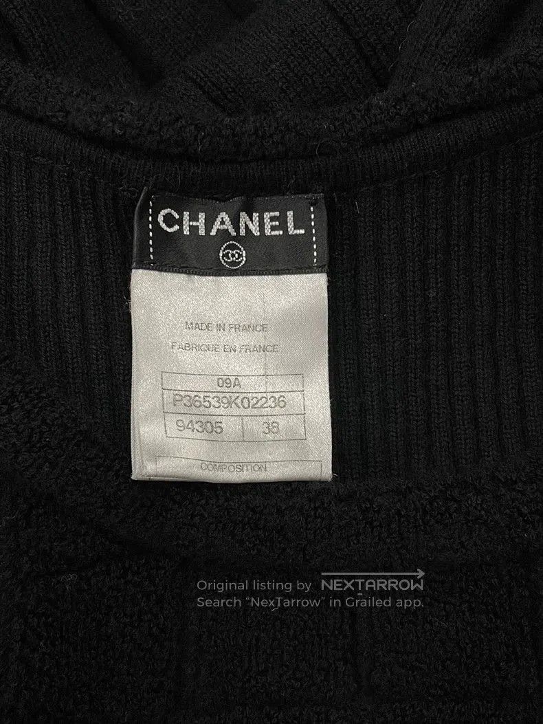 Chanel Chanel Black Sleeveless Knit Dress. Size US M / EU 48-50 / 2 - 4 Thumbnail