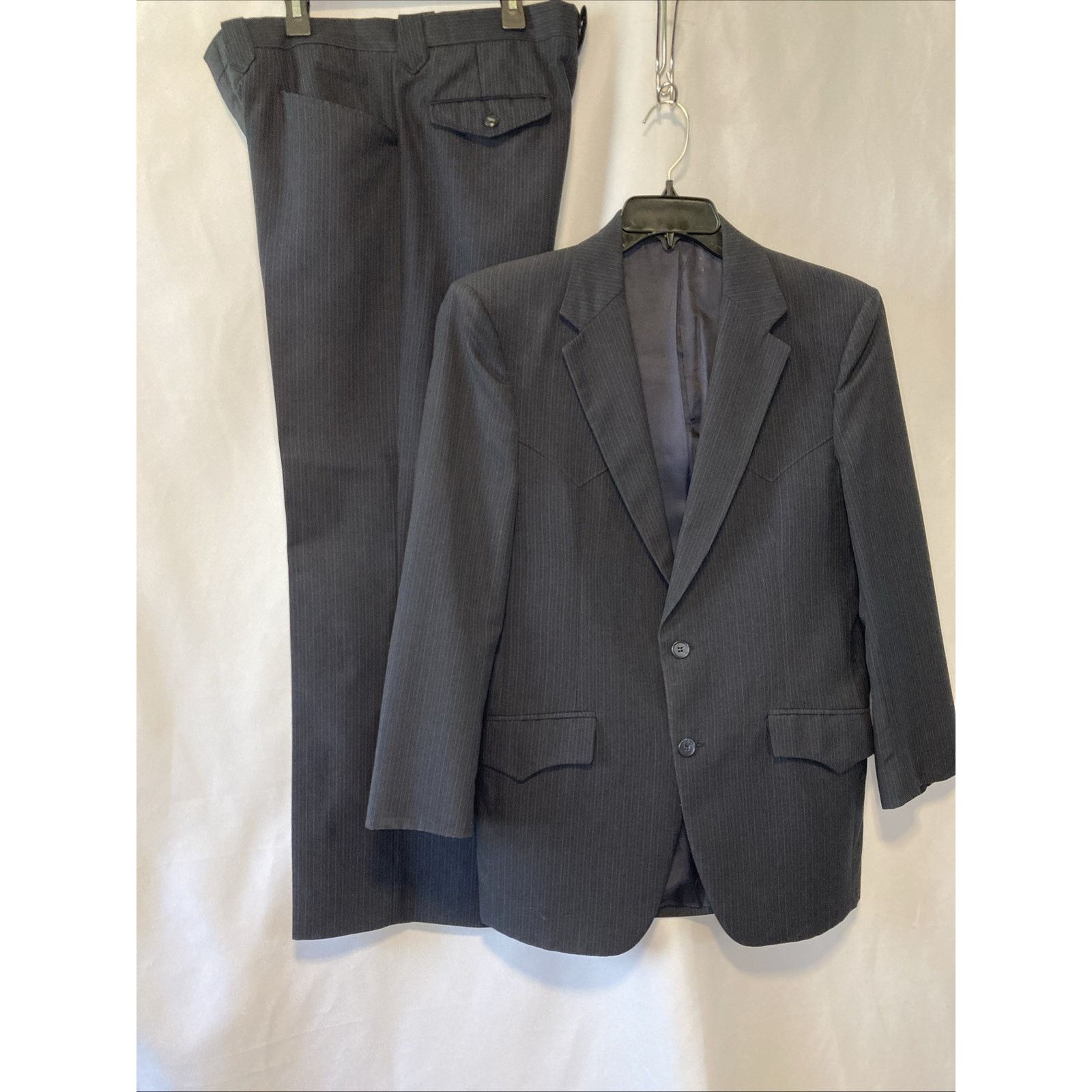 Panhandle Slim Panhandle Slim 70s 2 Pc Western Suit Blazer 40R Cowboy USA Size 40R - 1 Thumbnail