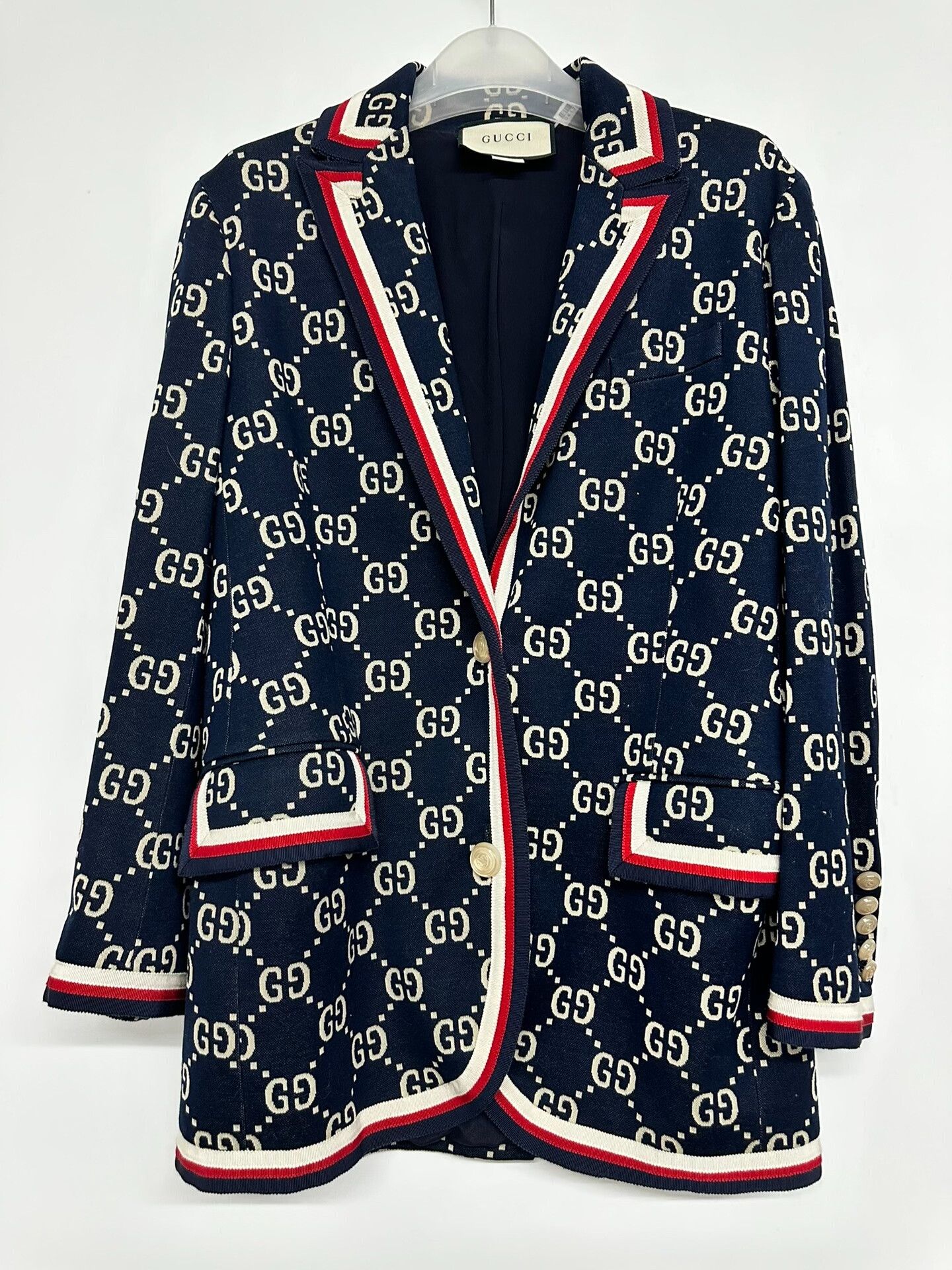 Gucci Gucci All-over Print Suit Jacket Size US M / EU 48-50 / 2 - 1 Thumbnail